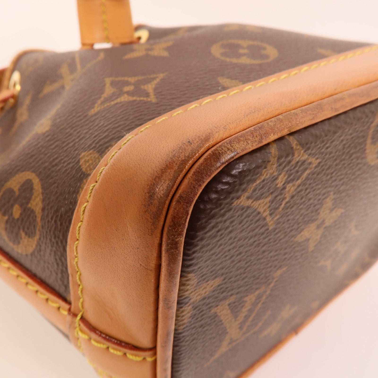 LOUIS VUITTON Monogram Nano Noe金扣手挽肩背兩用袋