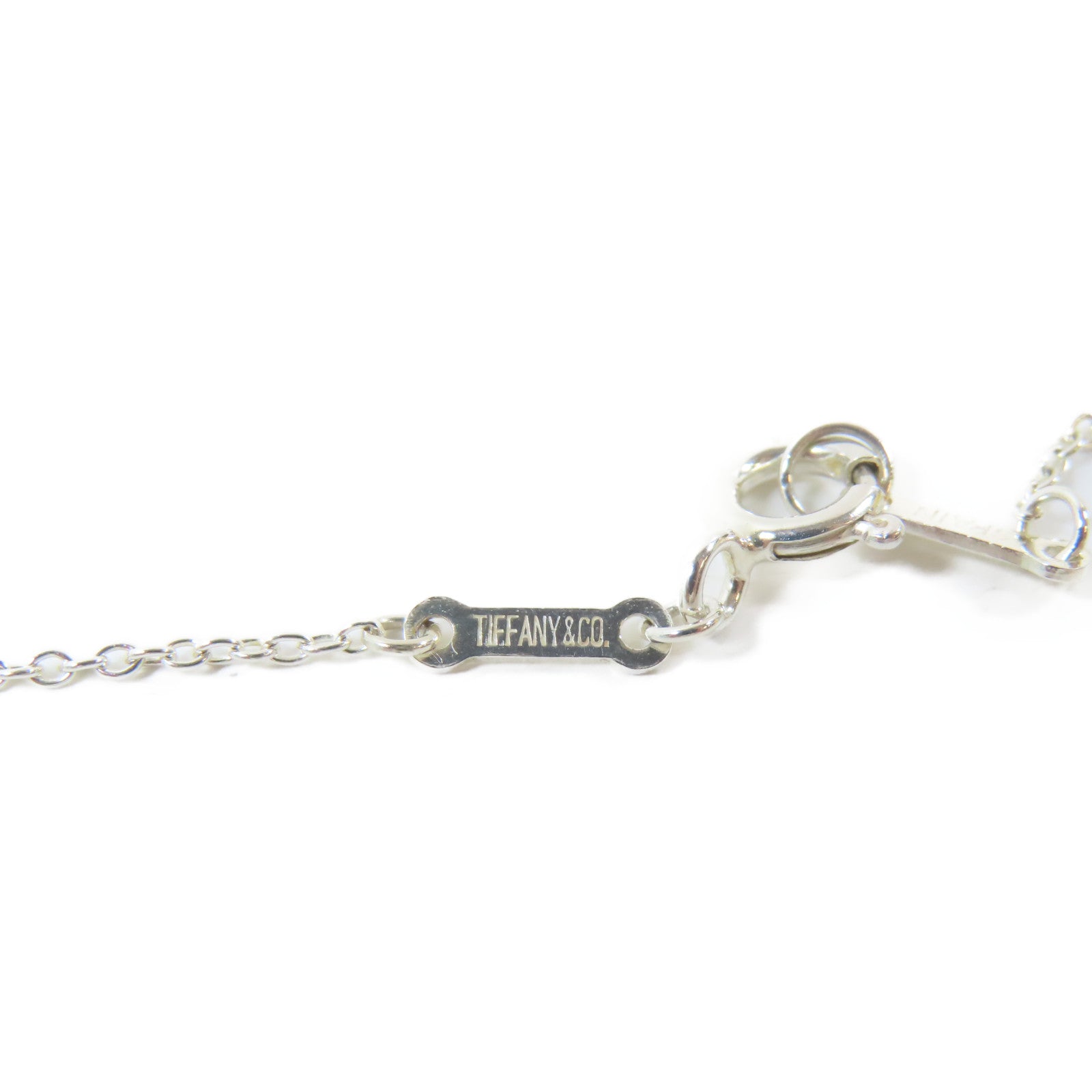 TIFFANY＆CO 925純銀Elsa Peretti Butterfly Necklace項鍊#40cm
