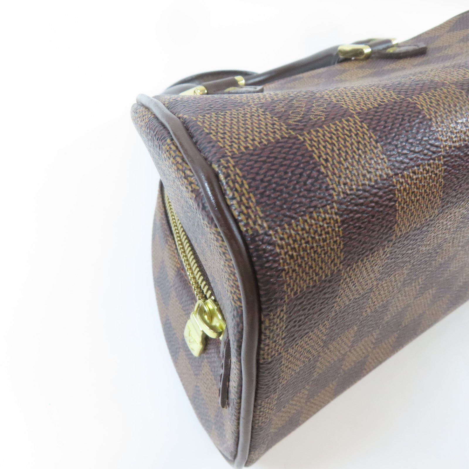 LOUIS VUITTON 【激減優惠】Damier Rivera Mini金扣手挽袋啡色