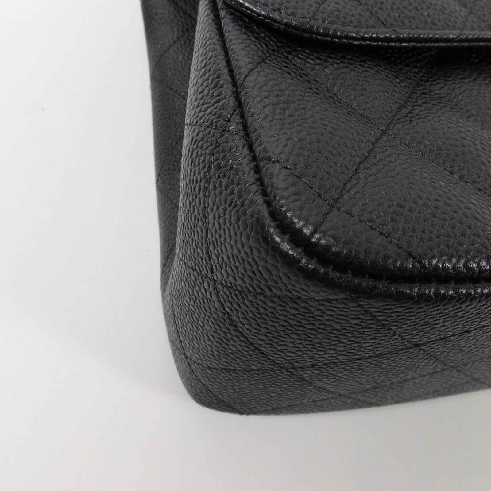CHANEL 牛皮皮革Large Classic鏈帶肩背袋