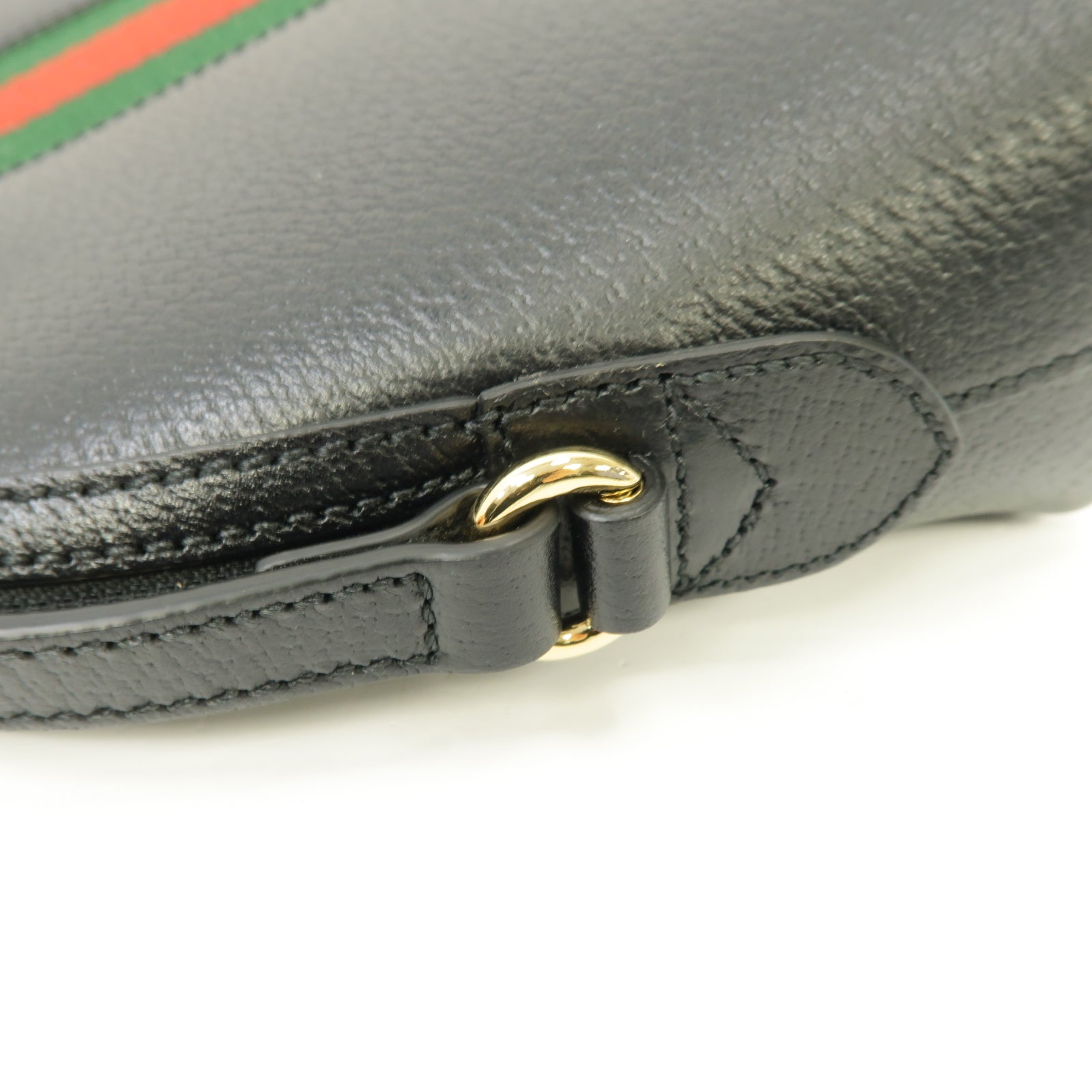GUCCI 牛皮皮革Shoulder Bag金扣肩背袋黑色