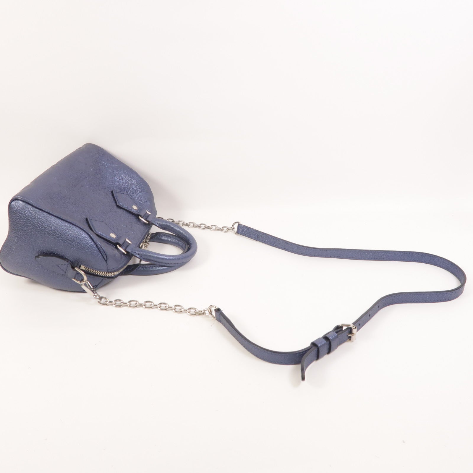 LOUIS VUITTON Monogram Empreinte Speedy Bandouliere 20手挽肩背兩用袋