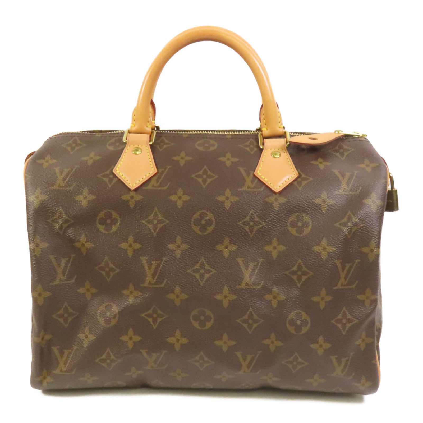 LOUIS VUITTON Monogram Speedy 25金扣手挽袋