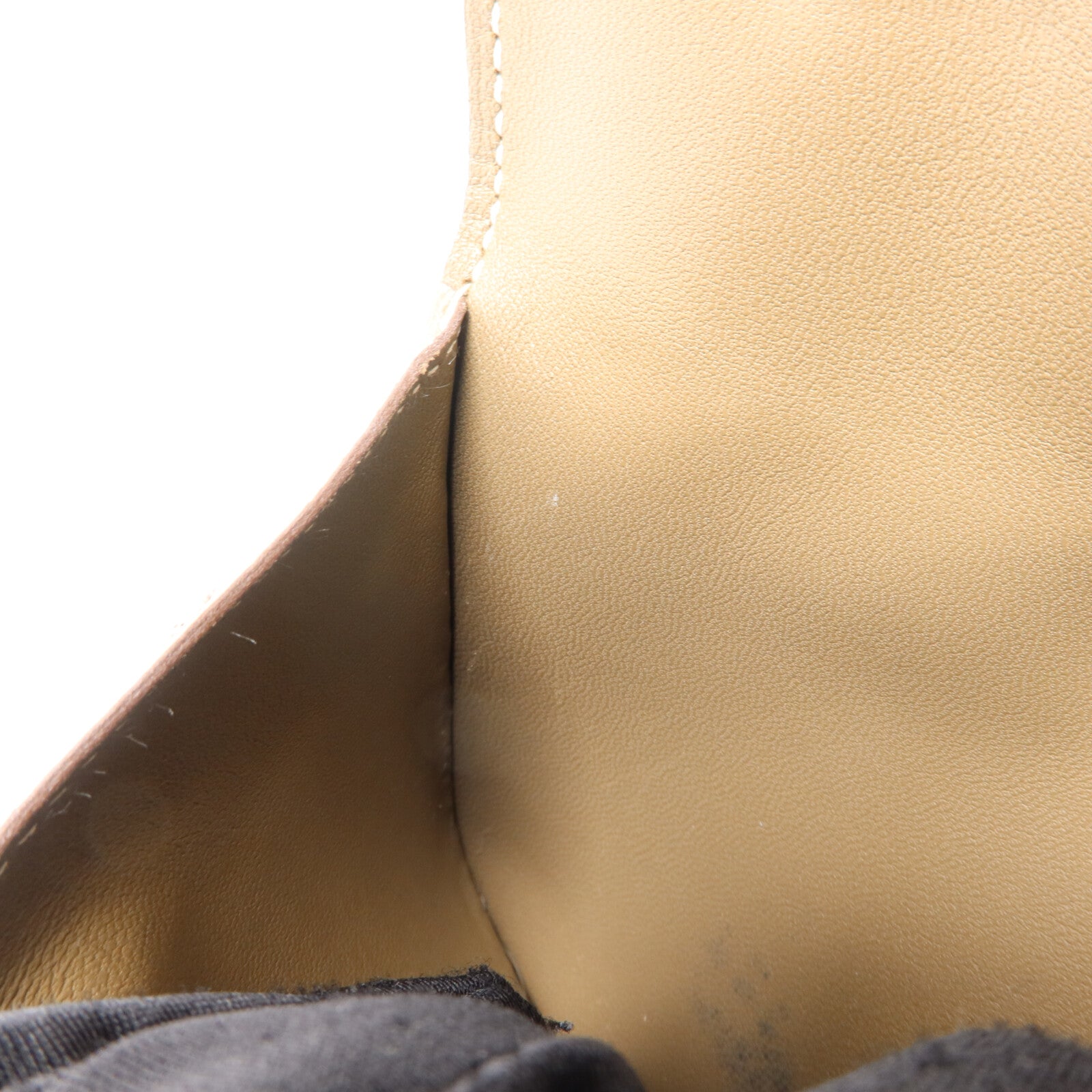 HERMES Togo皮革Dogon Compact Wallet銀扣錢包Etoupe