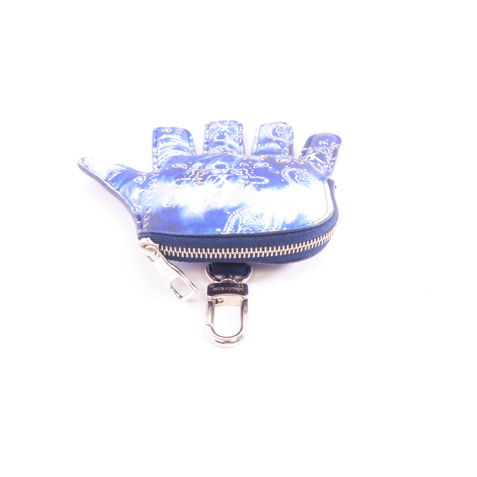 LOUIS VUITTON Monogram Bandana High 5 Band Coin Case銀扣零錢包