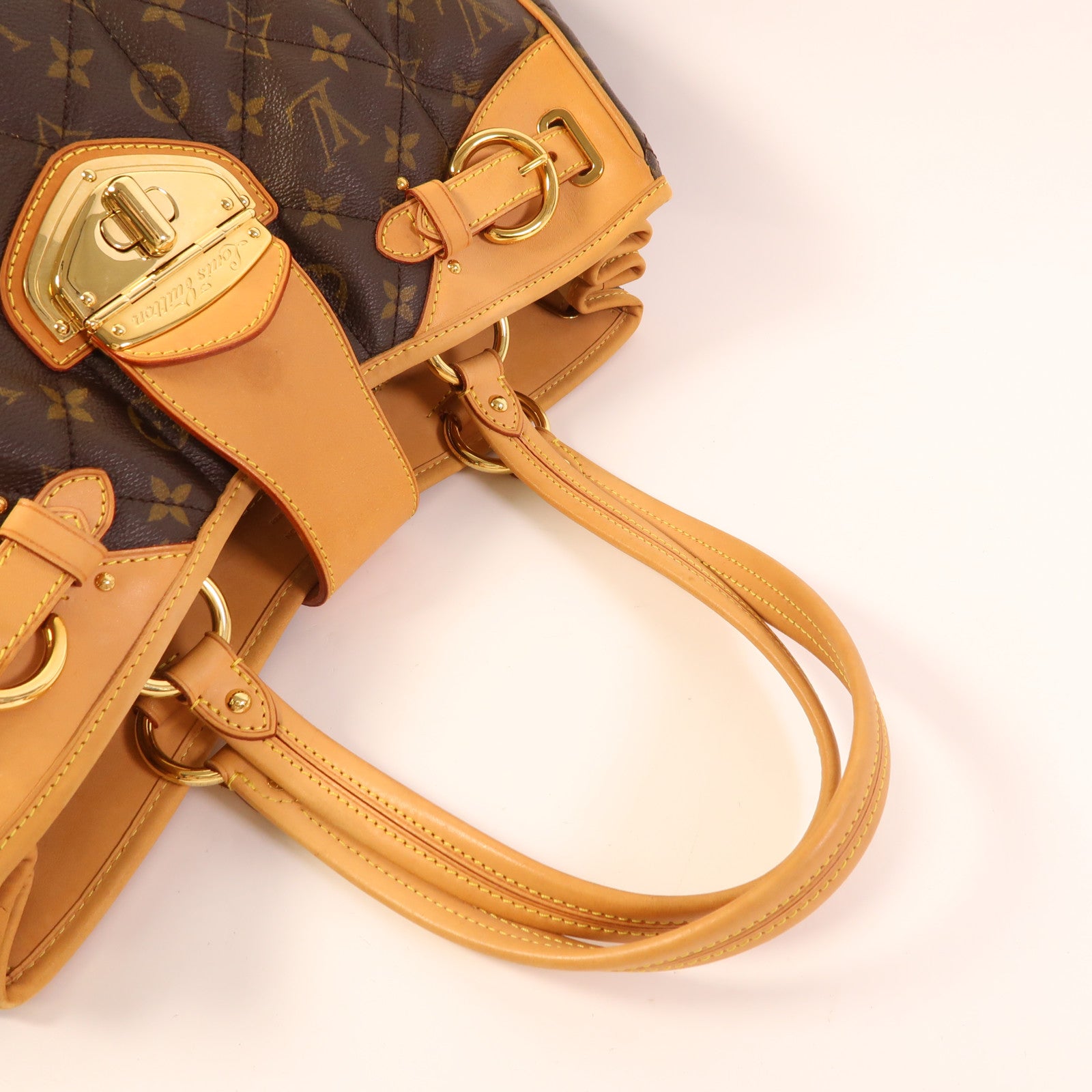 LOUIS VUITTON Monogram Etolie金扣手挽袋