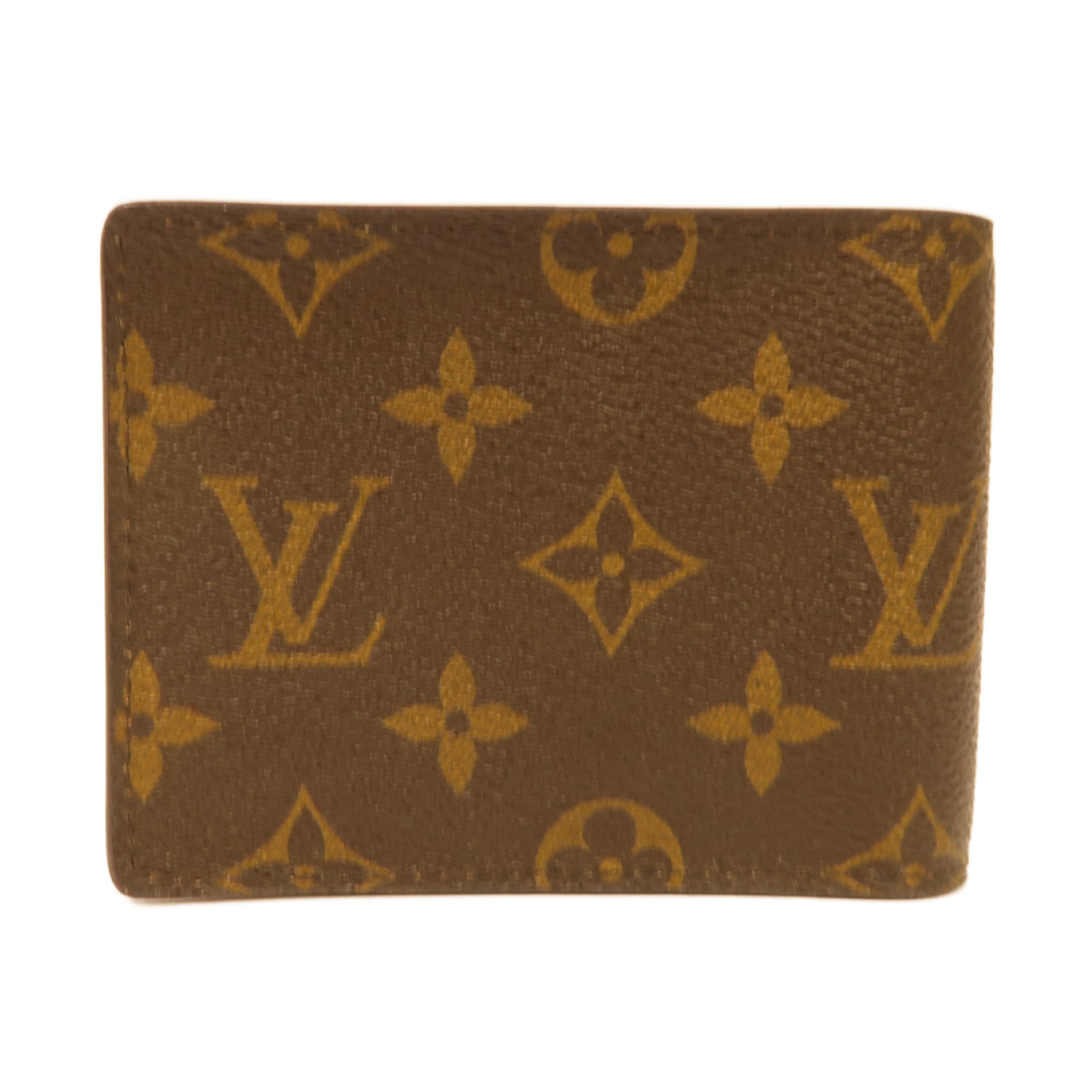 LOUIS VUITTON Monogram Porte Billet 9 Cartes Credit折疊錢包啡色