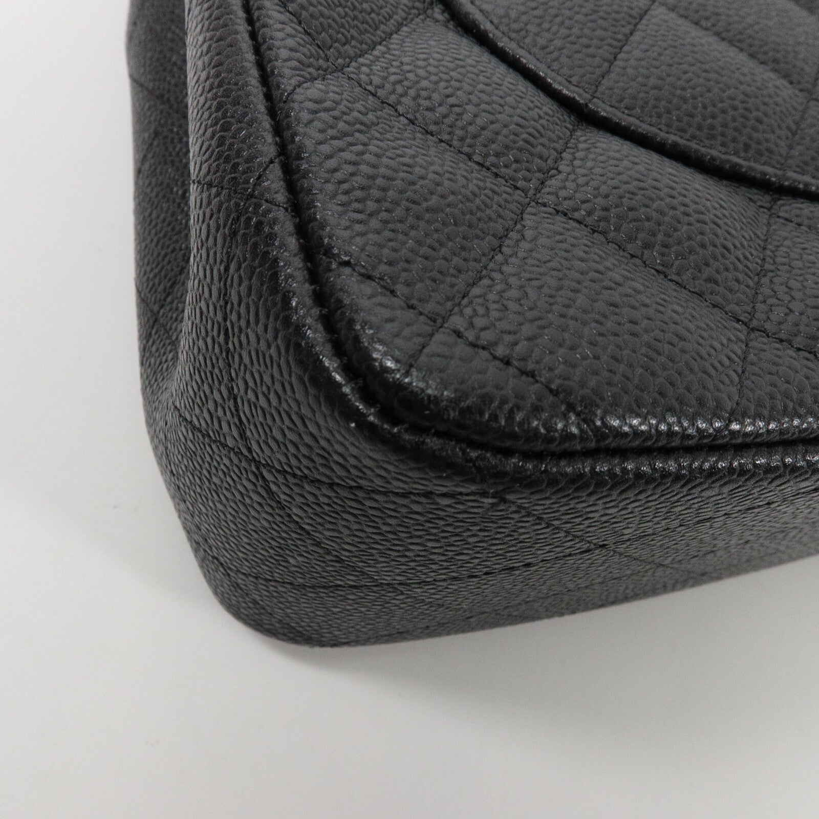 CHANEL 牛皮皮革Large Classic鏈帶肩背袋
