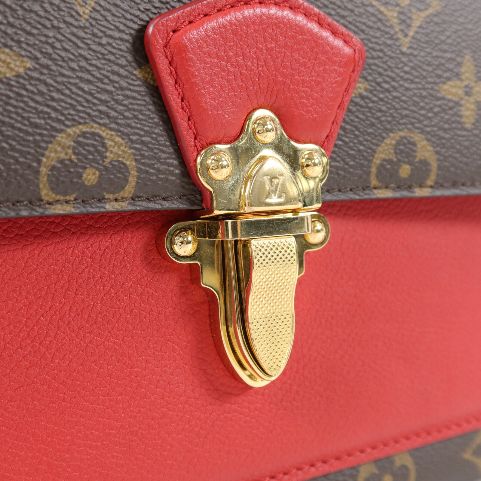 LOUIS VUITTON Monogram Victoire鏈帶肩背袋
