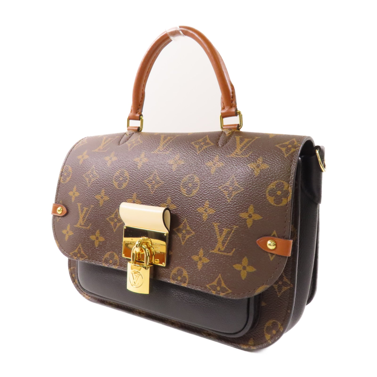 LOUIS VUITTON Monogram Vanguard金扣手挽肩背兩用袋