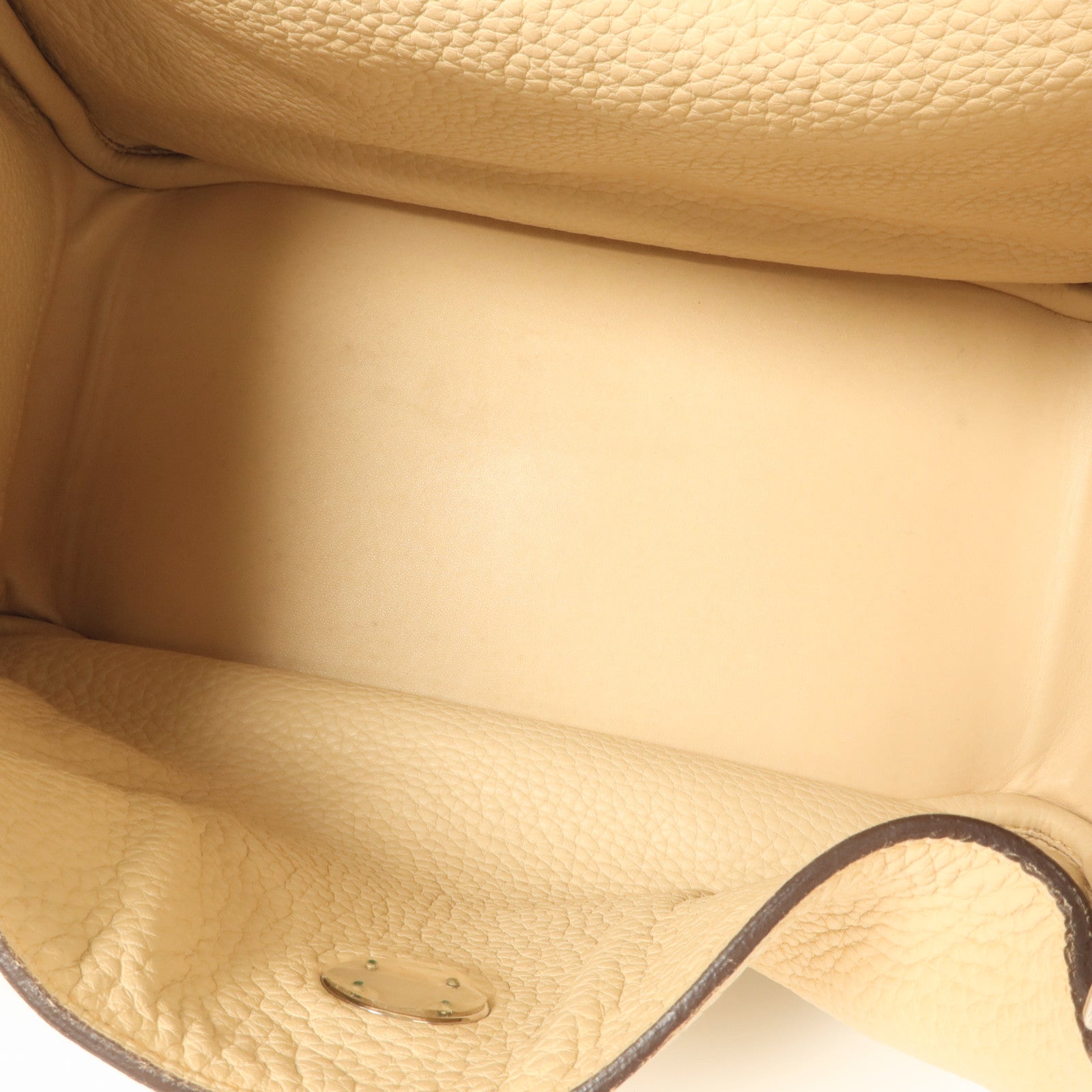 HERMES Clemence皮革Lindy 30手挽肩背兩用袋Parchemin/Ciel