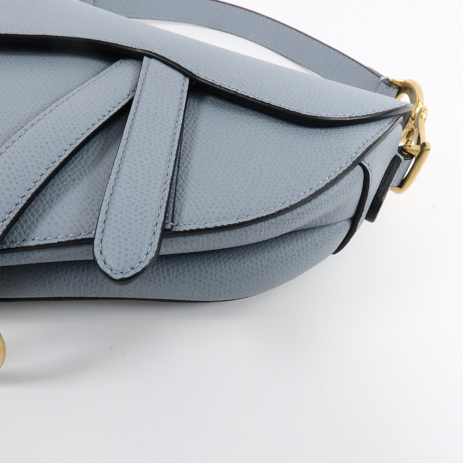 Dior 牛皮皮革Saddle Mini手挽肩背兩用袋