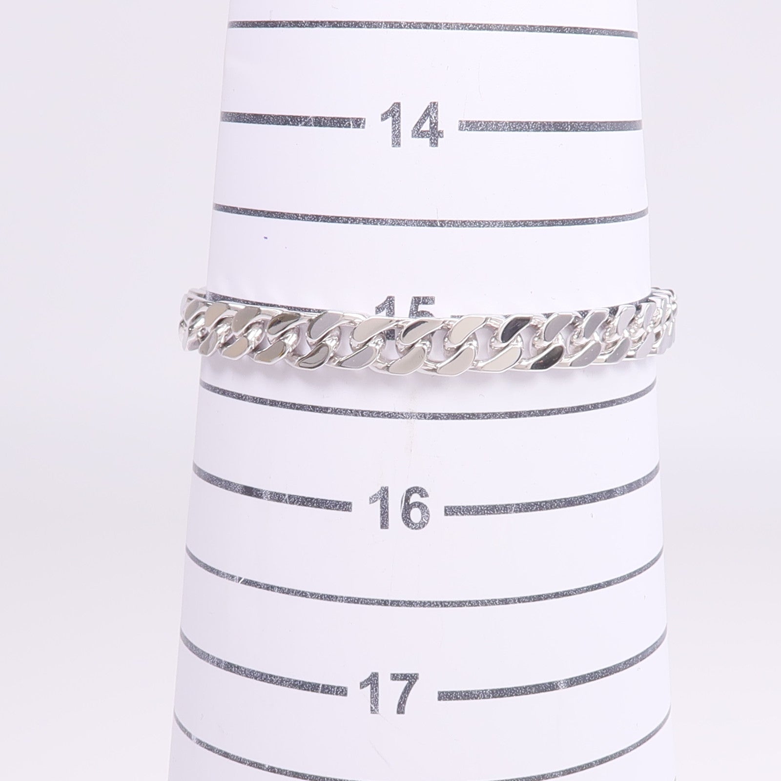 HERMES 18K白金Kelly Gourmette Bracelet Small Model鑽石手鏈
