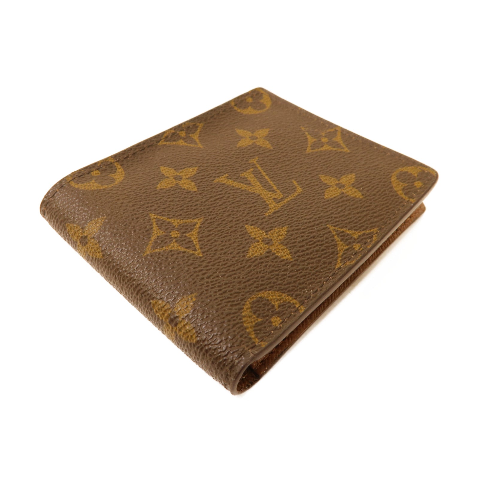 LOUIS VUITTON Monogram Porte Billet 9 Cartes Credit折疊錢包啡色