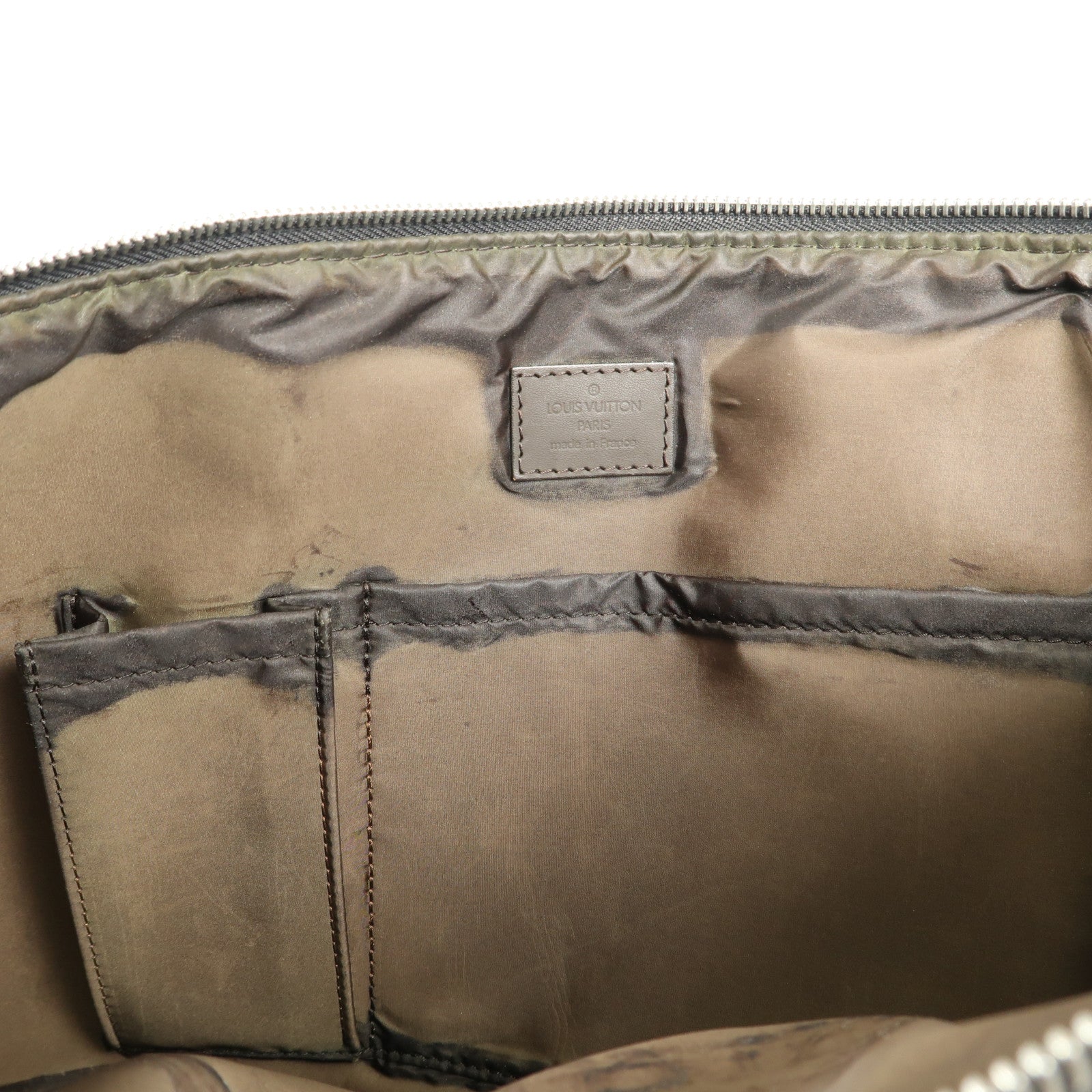 LOUIS VUITTON Damier Geant Kugar Tote Bag銀扣手挽袋