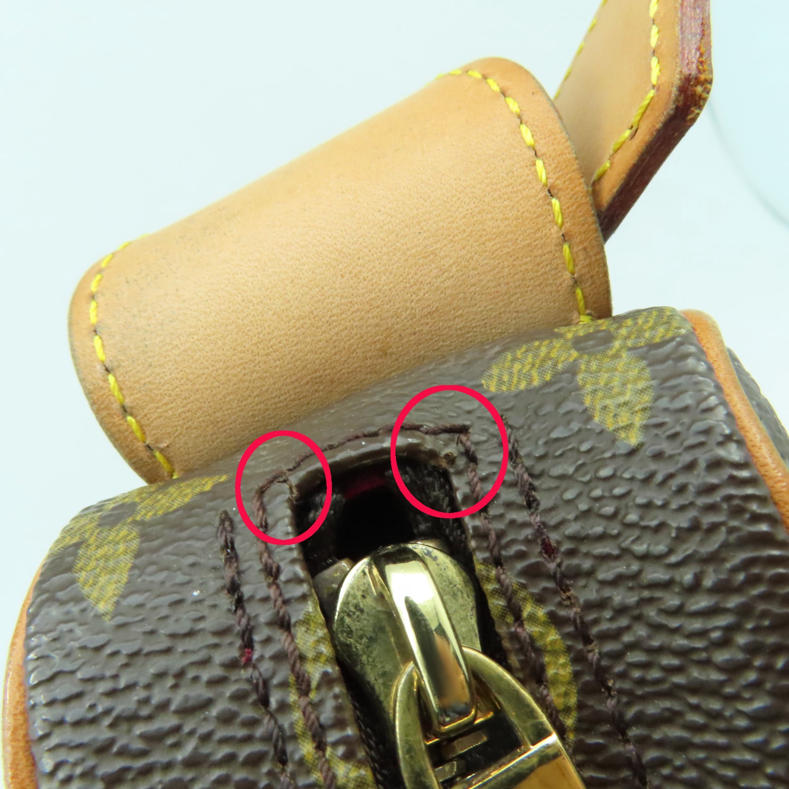 LOUIS VUITTON Monogram Croissant MM Shoulder Bag肩背袋啡色