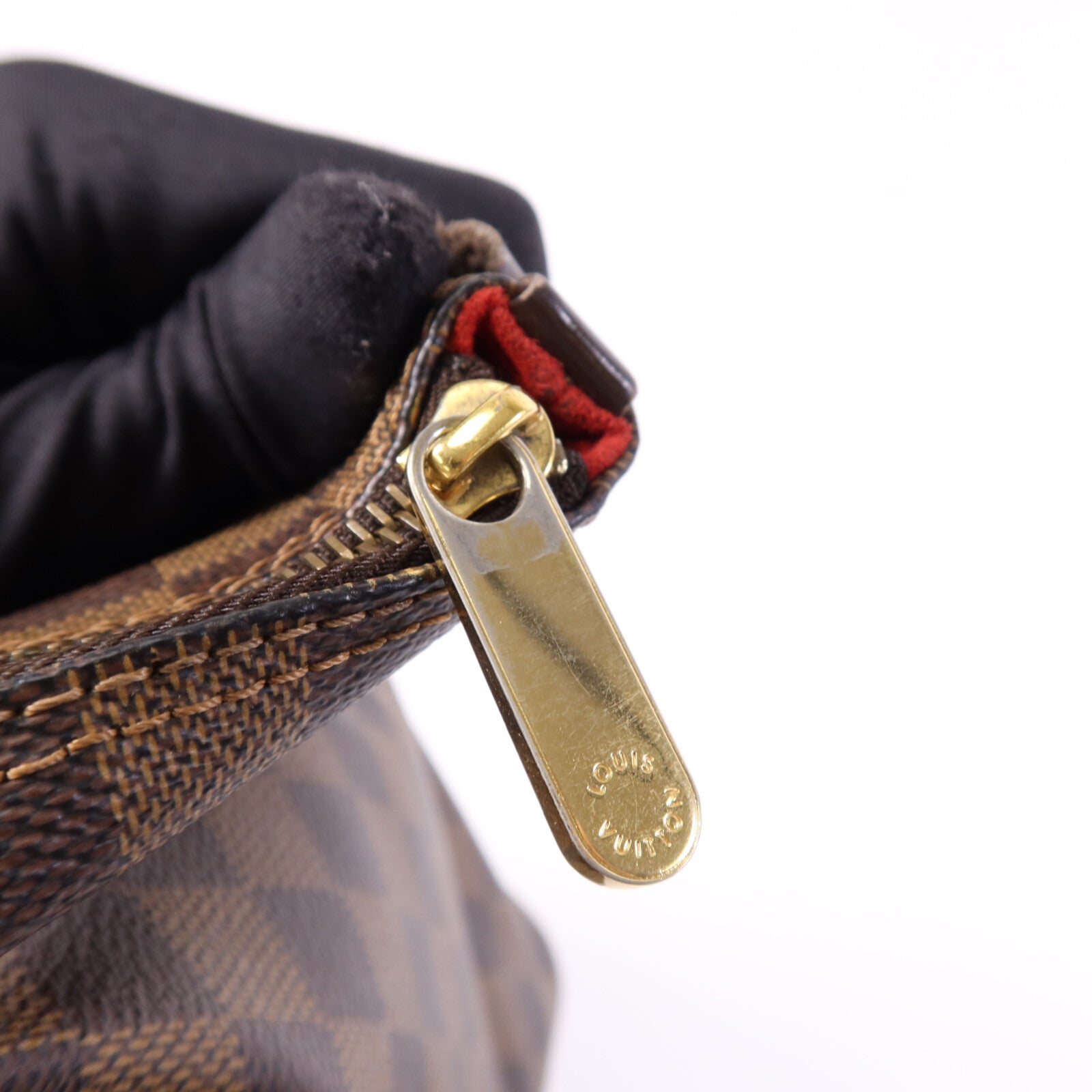 LOUIS VUITTON Damier Saleya PM金扣肩背袋