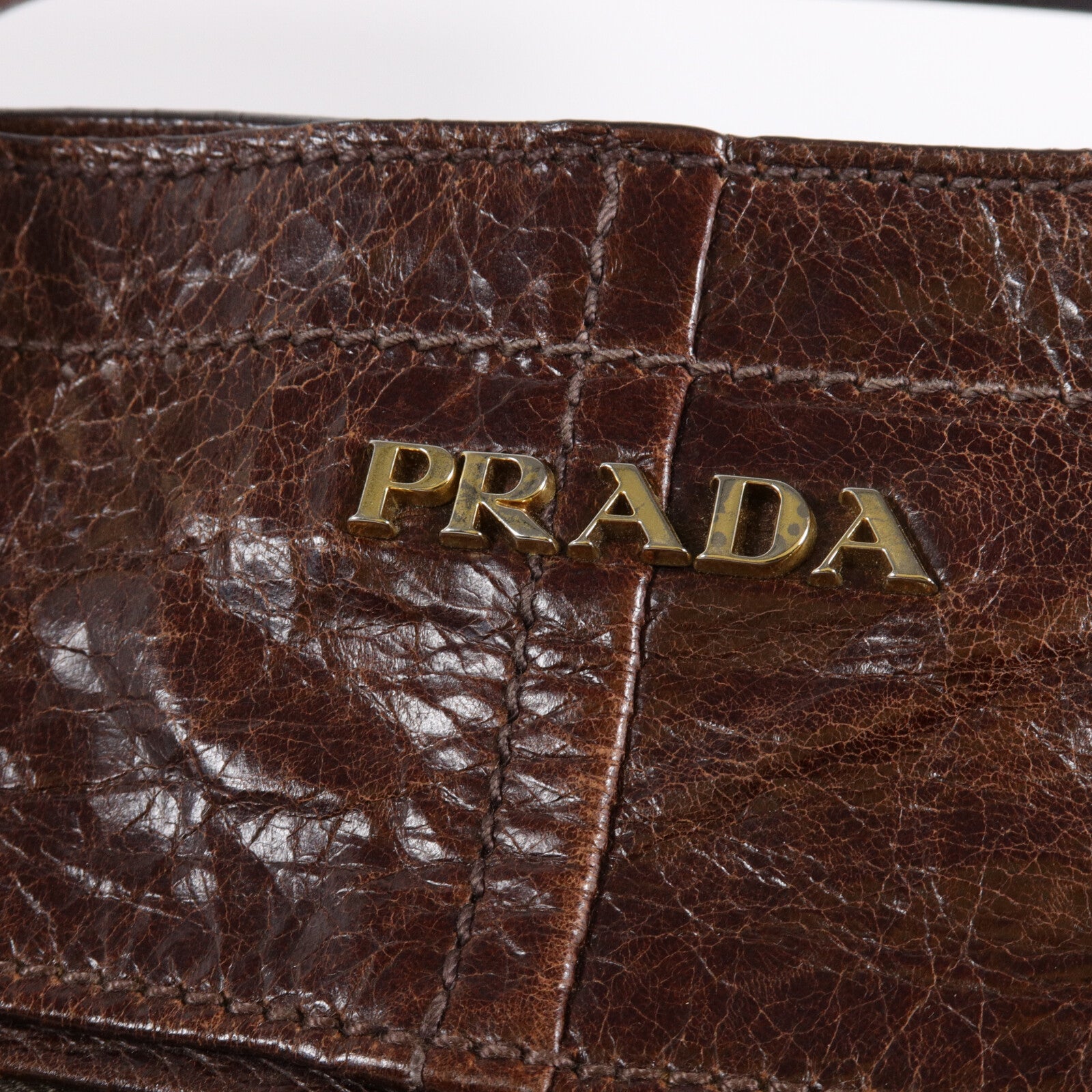 PRADA 牛皮皮革Handbag/Tote Bag手挽袋