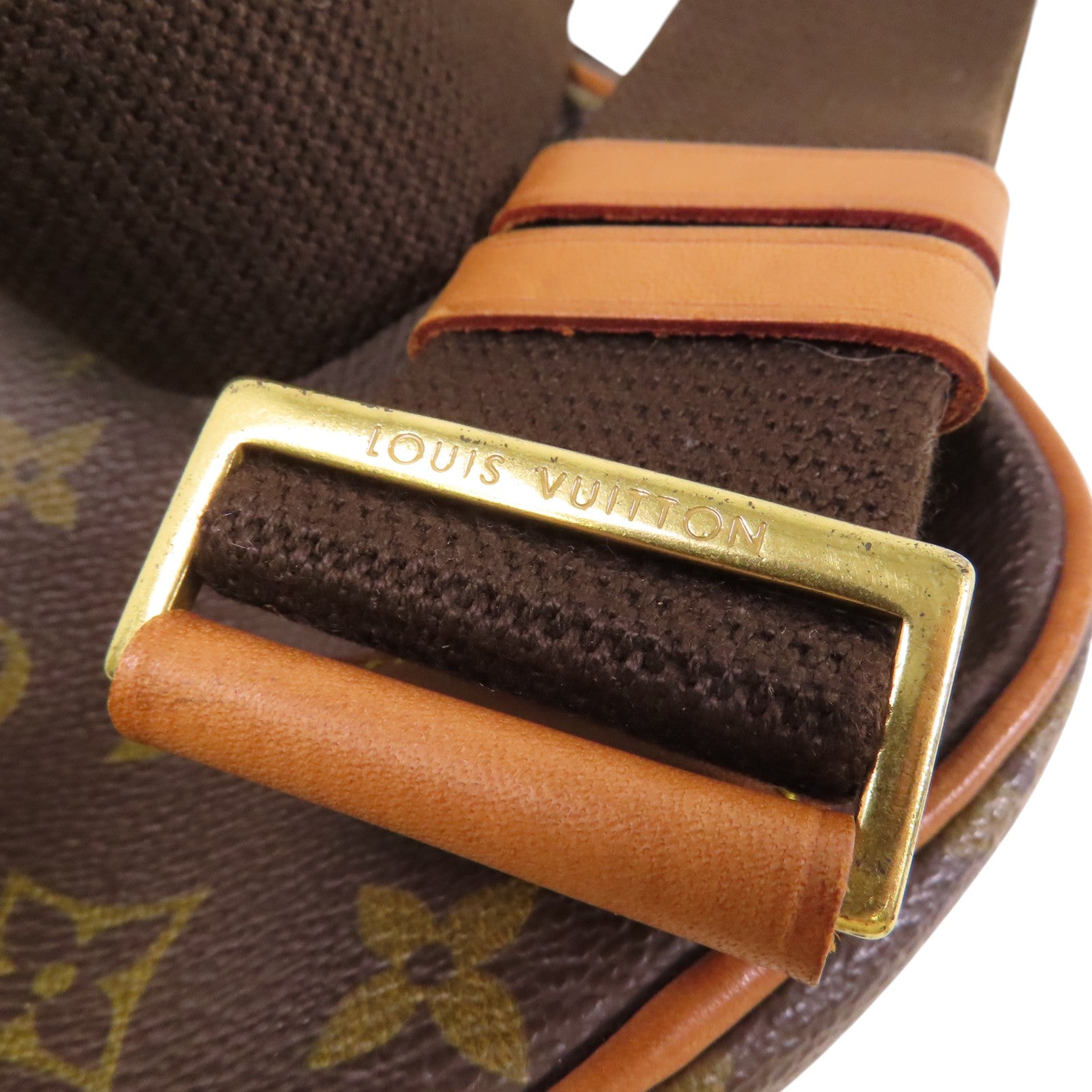 LOUIS VUITTON Monogram Pochette Gange金扣腰包肩背兩用袋