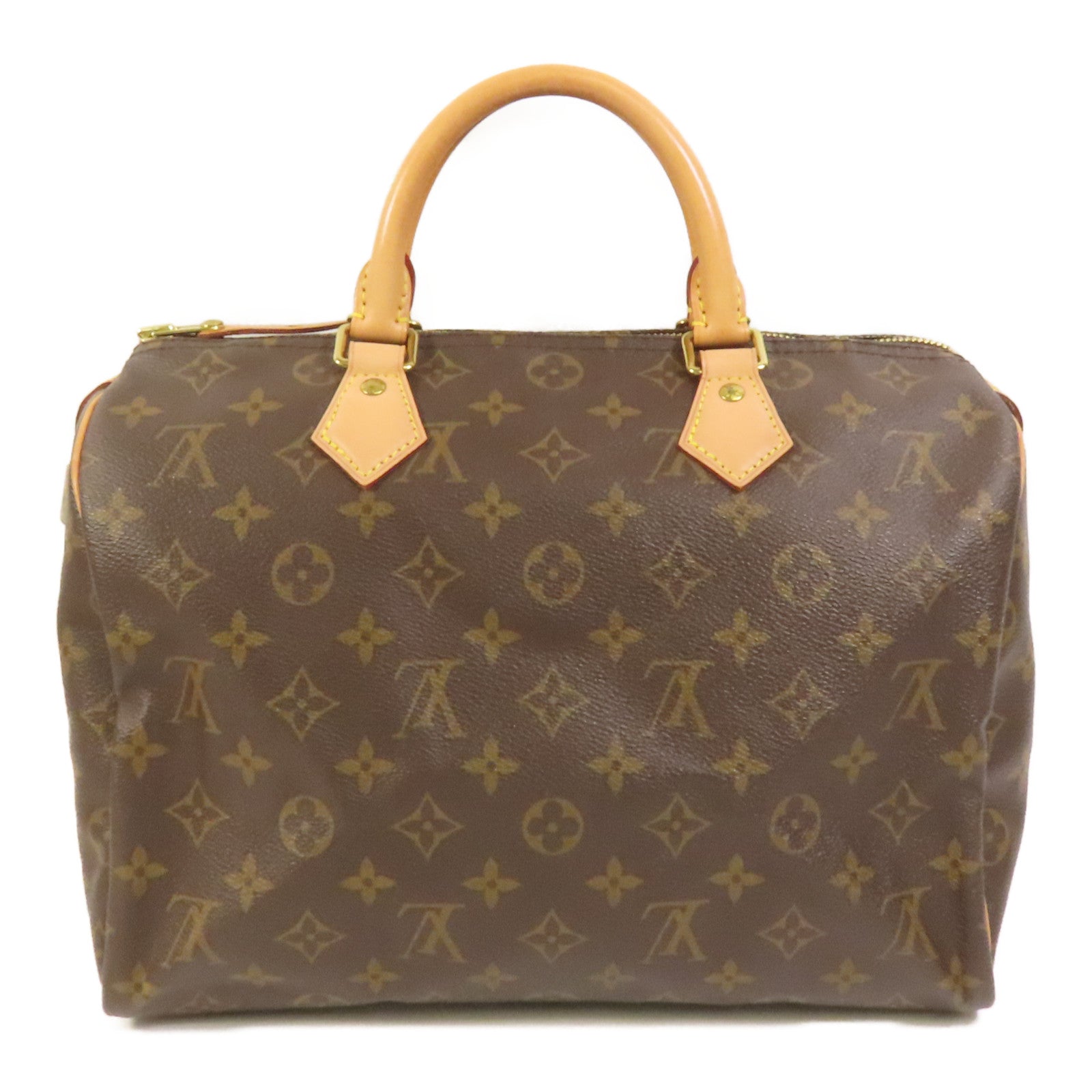 LOUIS VUITTON Monogram Speedy 25金扣手挽袋