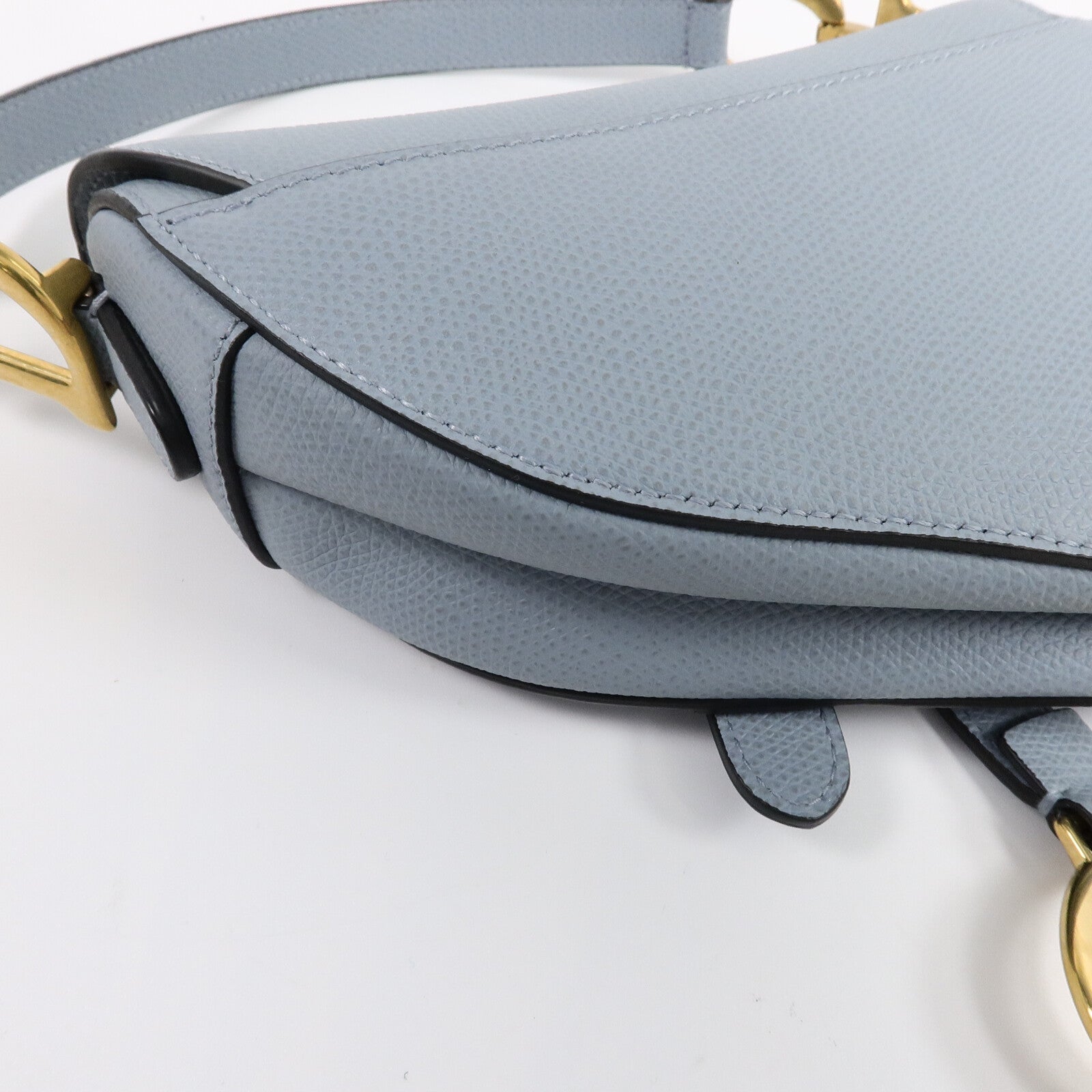 Dior 牛皮皮革Saddle Mini手挽肩背兩用袋