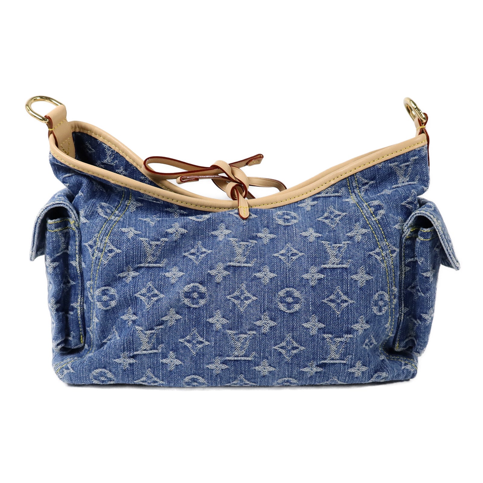 LOUIS VUITTON Monogram Denim Carryall Cargo PM肩背袋