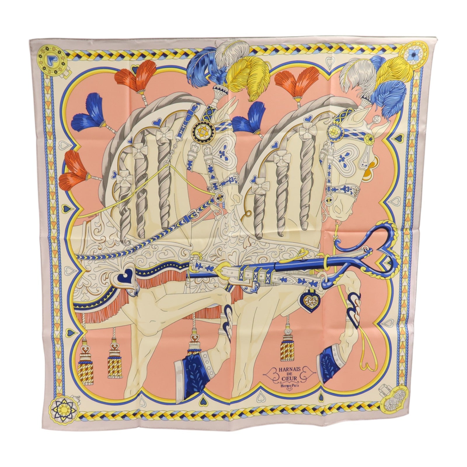 HERMES 絲質Scarf 90x90cm絲巾