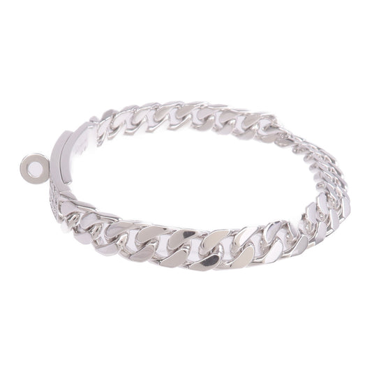 HERMES 18K白金Kelly Gourmette Bracelet Small Model鑽石手鏈