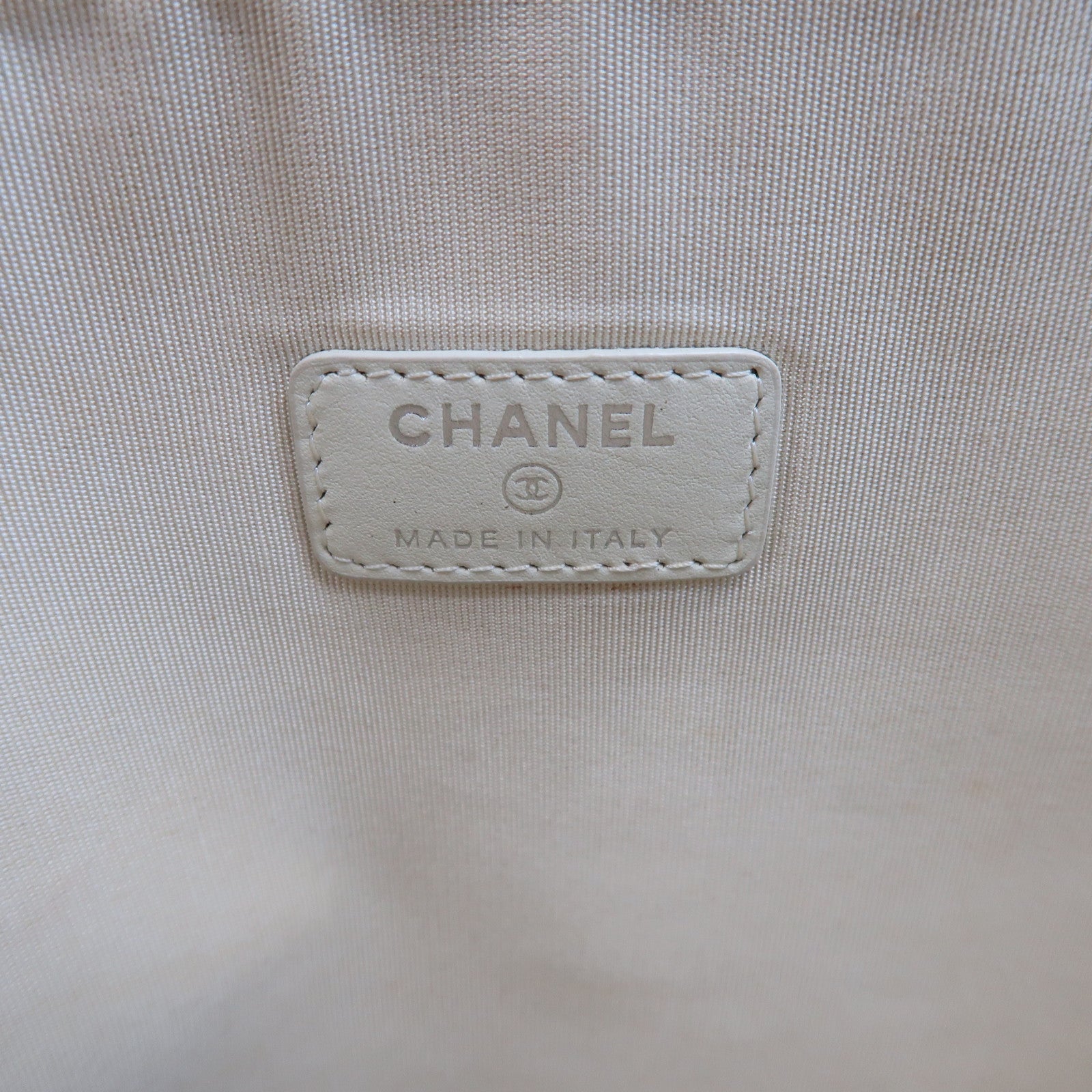 CHANEL 【激減優惠】帆布Clutch Bag銀扣手拿包粉紅色