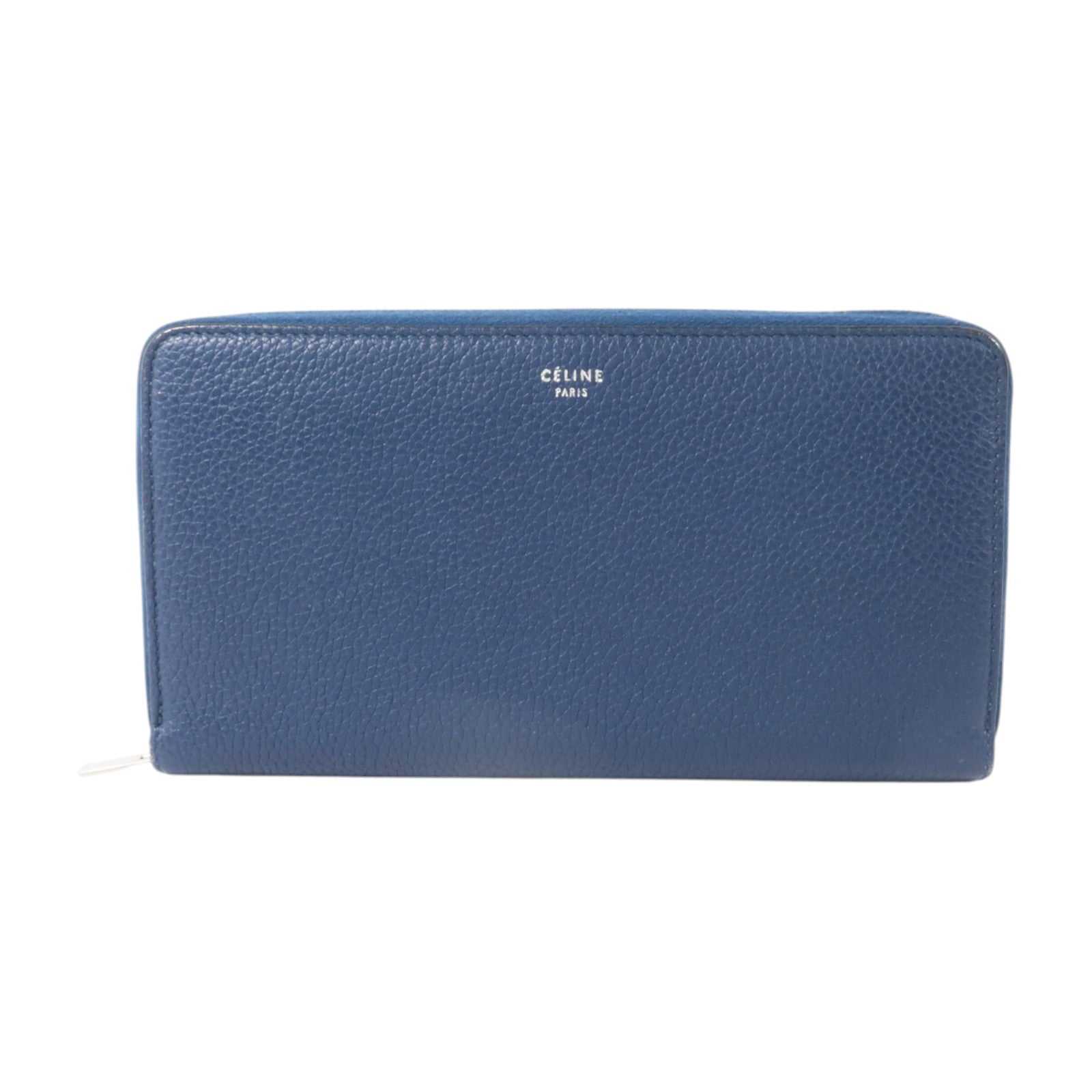 CELINE 牛皮皮革Zipper Long Wallet長錢包