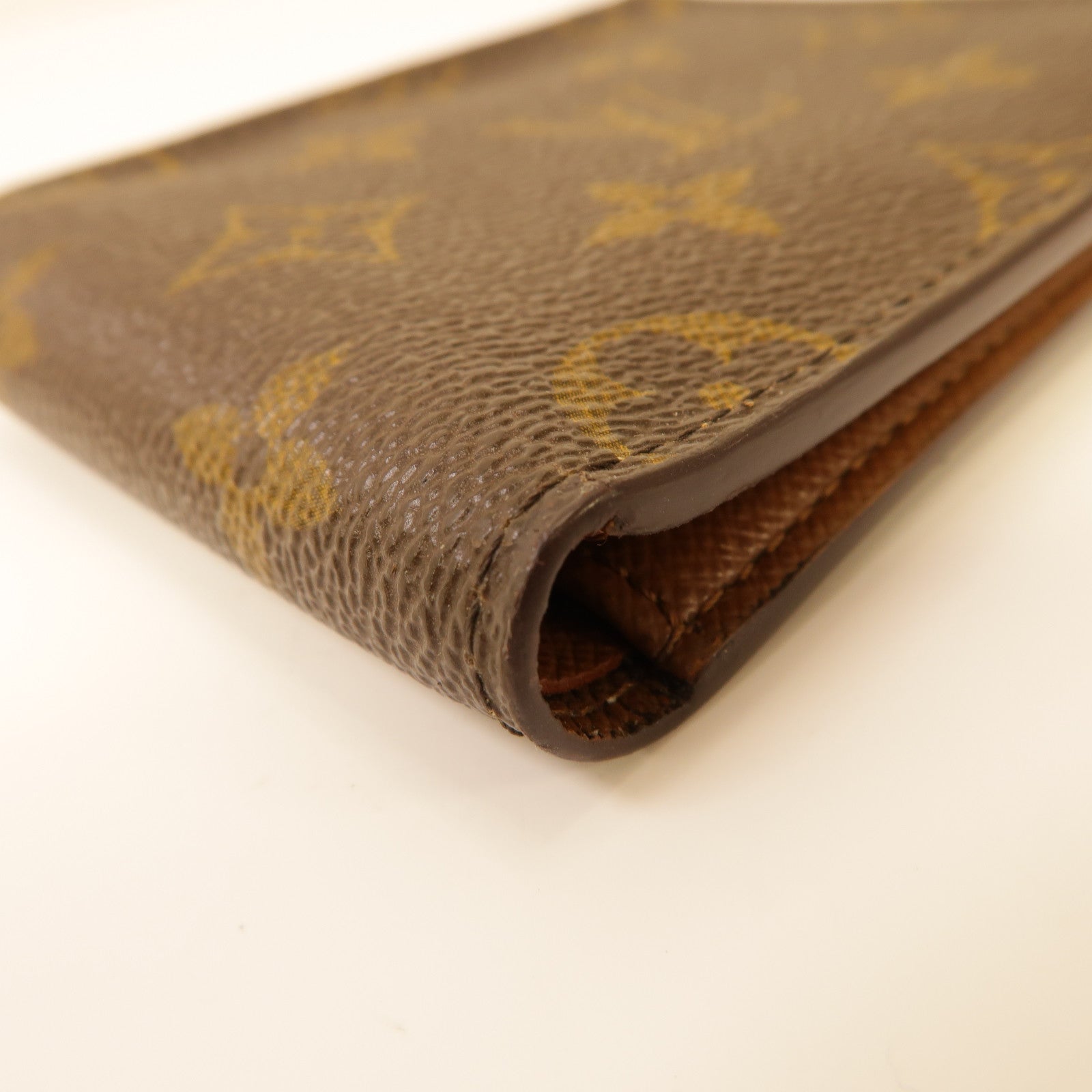 LOUIS VUITTON Monogram Porte Billet 9 Cartes Credit折疊錢包啡色