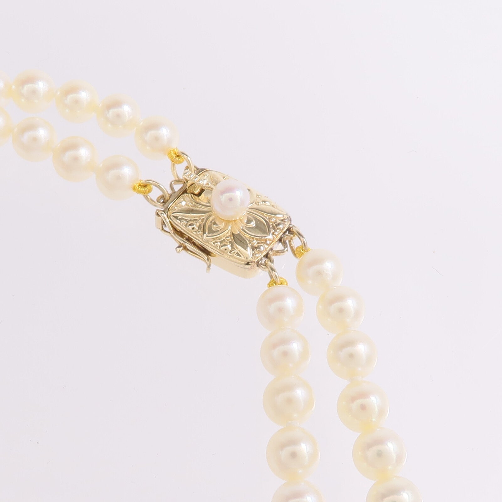 MIKIMOTO 14K黃金Pearl Necklace珍珠項鍊