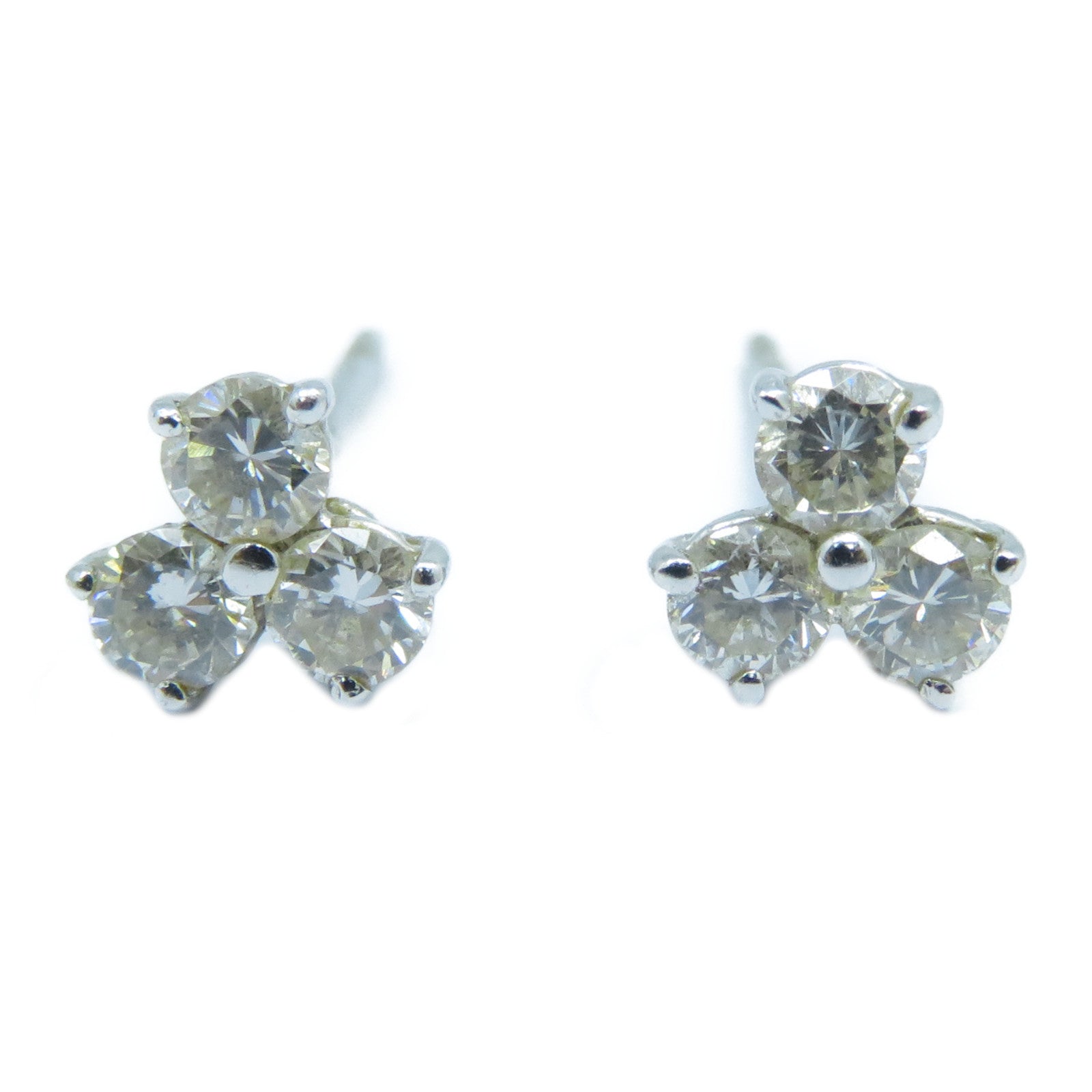 JEWELRY 【激減優惠】18K白金Diamond Earrings鑽石耳環