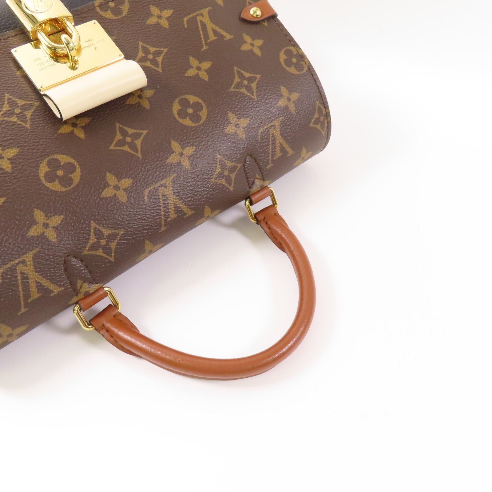 LOUIS VUITTON Monogram Vanguard金扣手挽肩背兩用袋