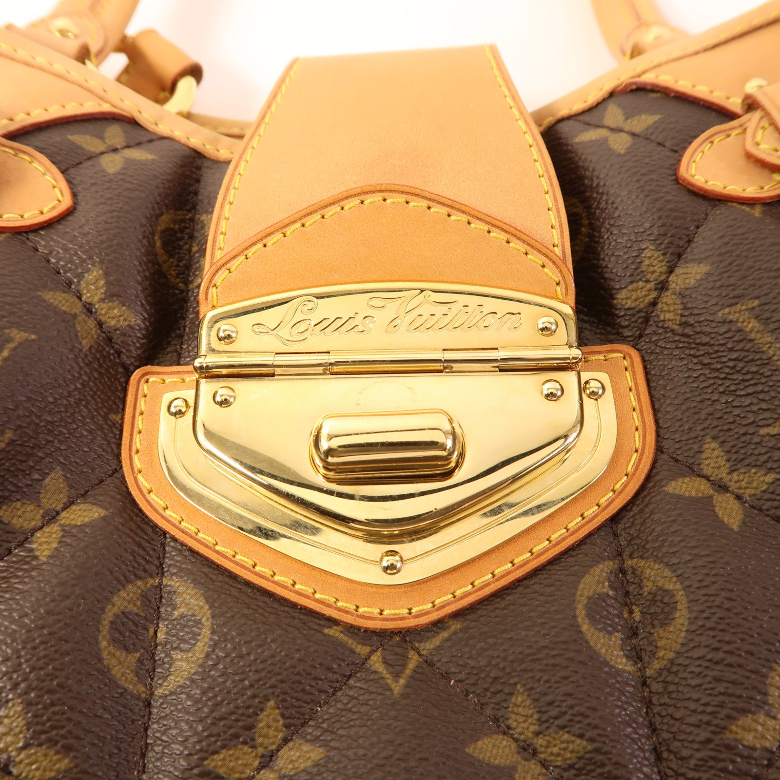 LOUIS VUITTON Monogram Etolie金扣手挽袋