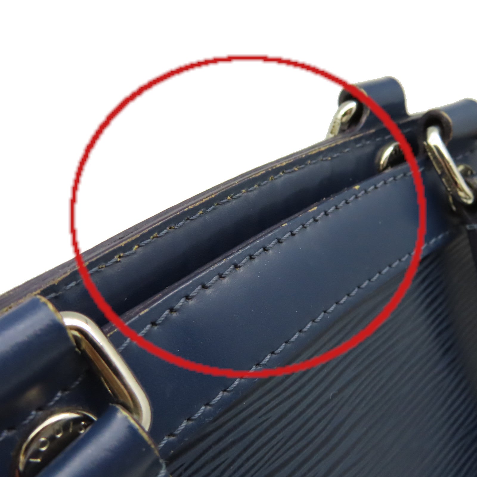 LOUIS VUITTON 【清倉大減價】Epi Brea MM 2Way Shoulder Bfa銀扣手挽肩背兩用袋寶藍色