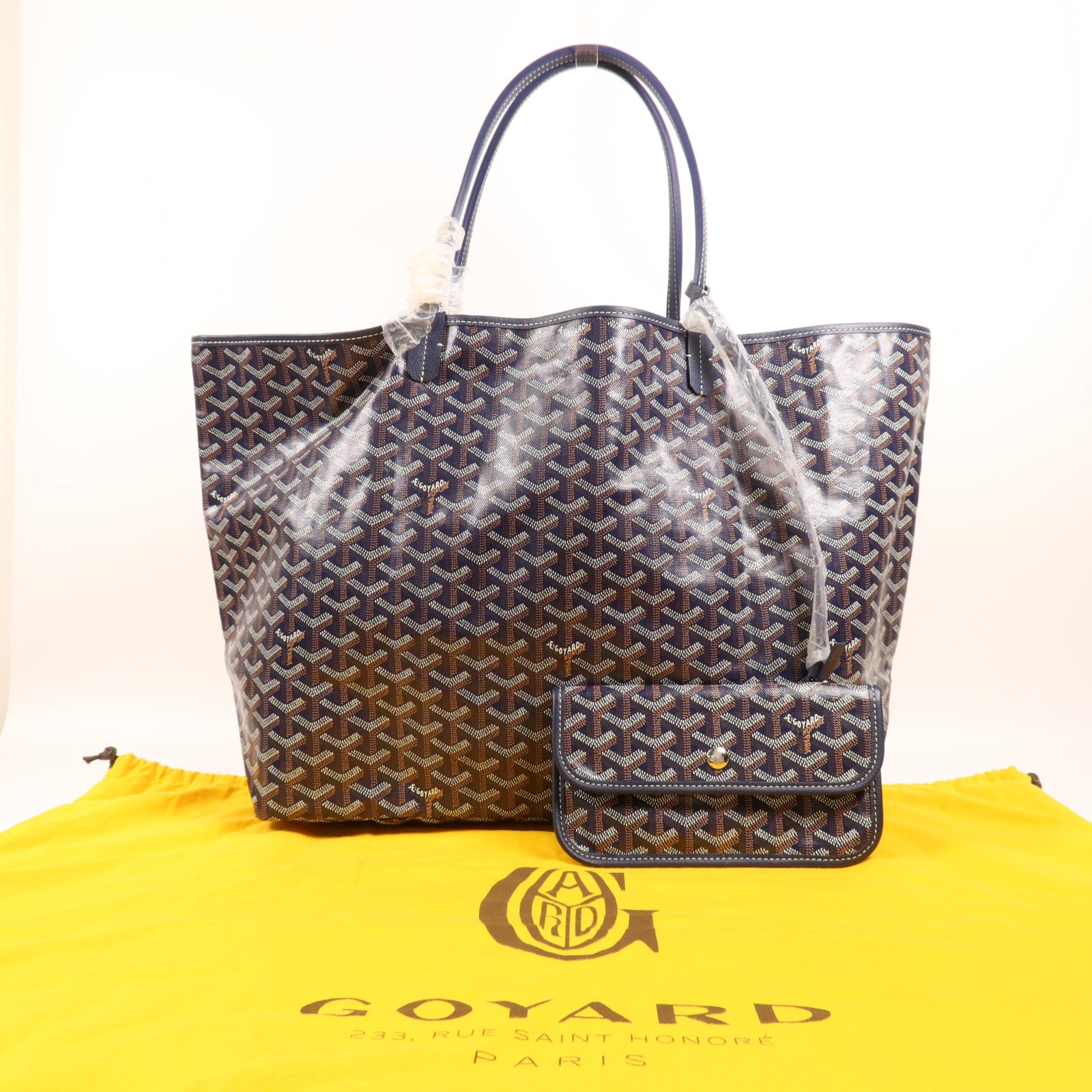 GOYARD 塗層帆布Saint Louis GM銀扣肩背袋
