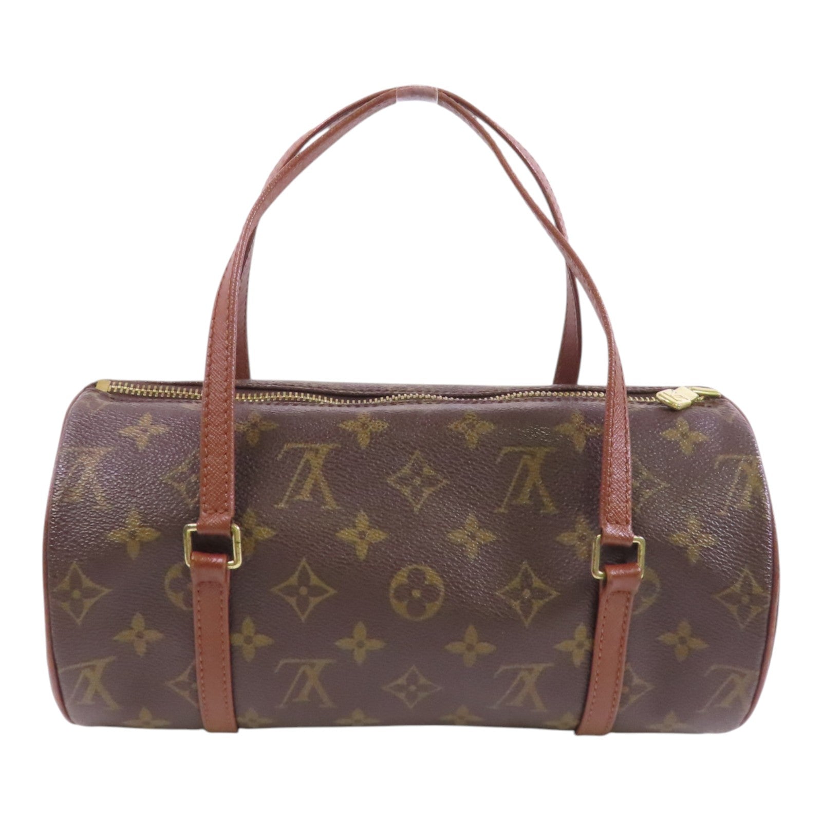 LOUIS VUITTON Monogram Papillon PM金扣手挽袋
