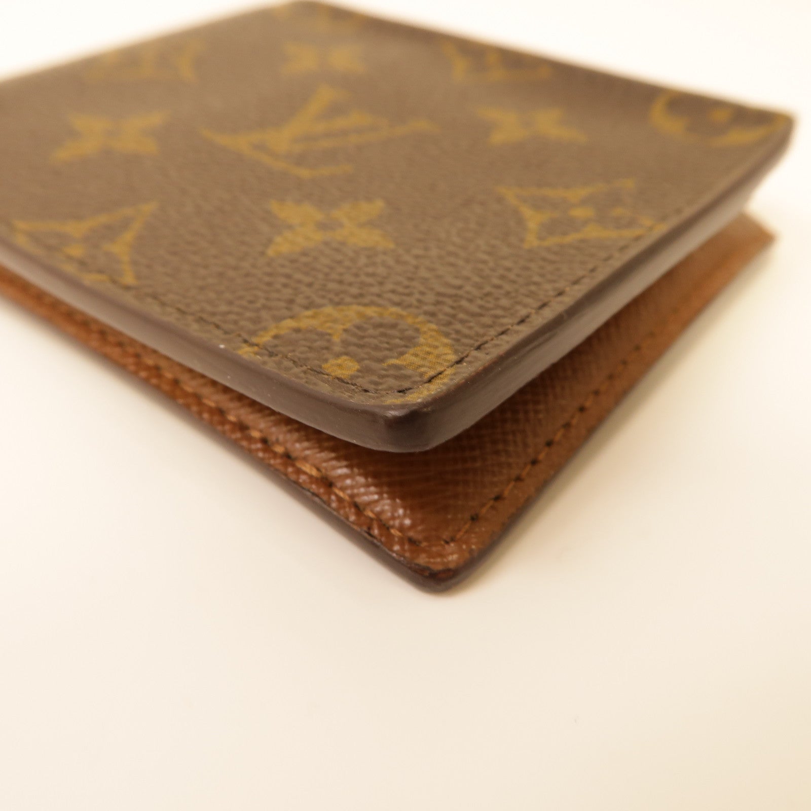 LOUIS VUITTON Monogram Porte Billet 9 Cartes Credit折疊錢包啡色