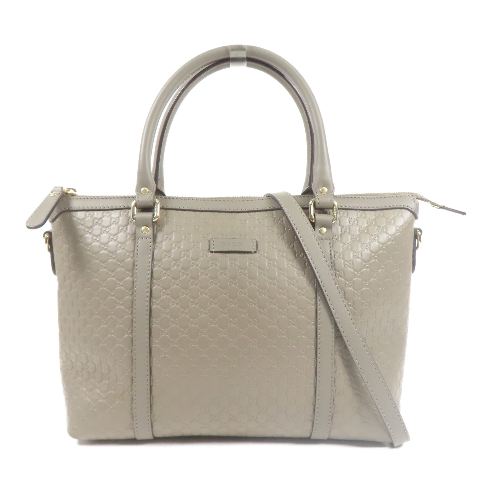 GUCCI 牛皮皮革Shoulder Bag金扣手挽肩背兩用袋