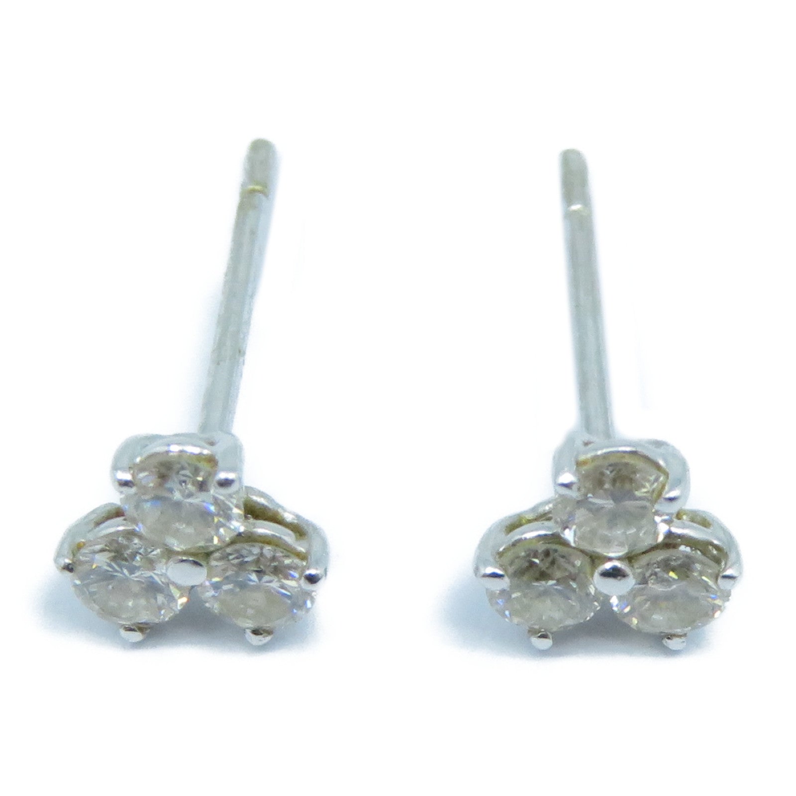 JEWELRY 【激減優惠】18K白金Diamond Earrings鑽石耳環