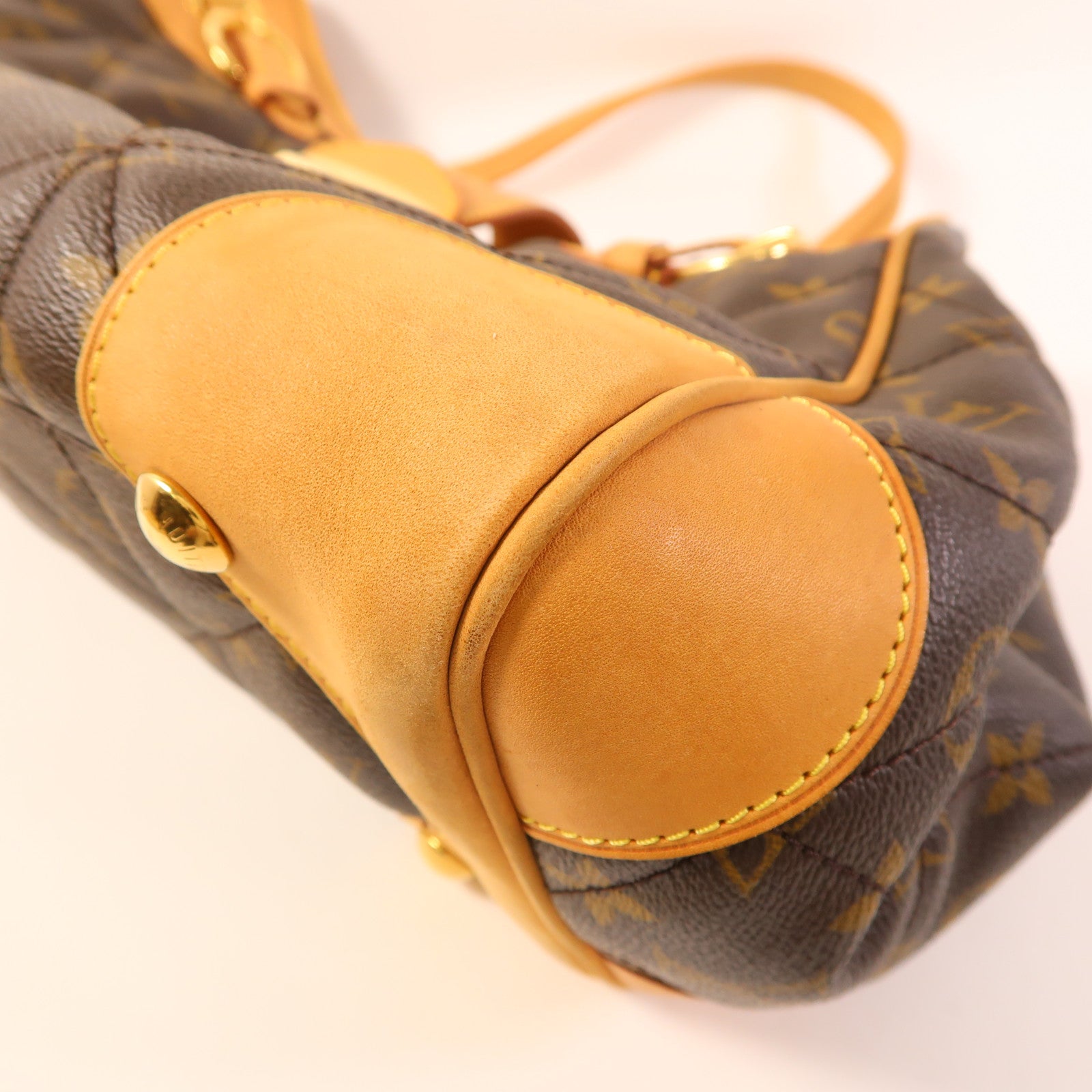 LOUIS VUITTON Monogram Etolie金扣手挽袋