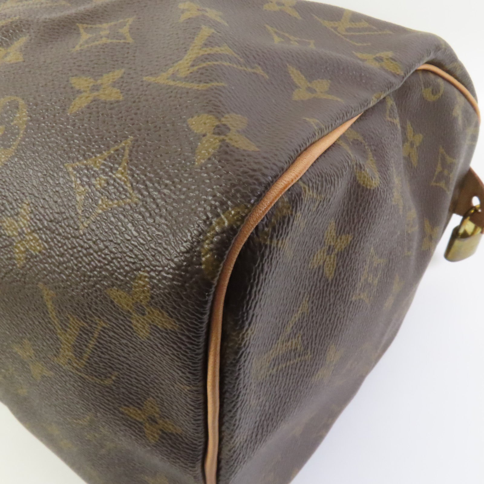 LOUIS VUITTON Monogram Speedy 25金扣手挽袋