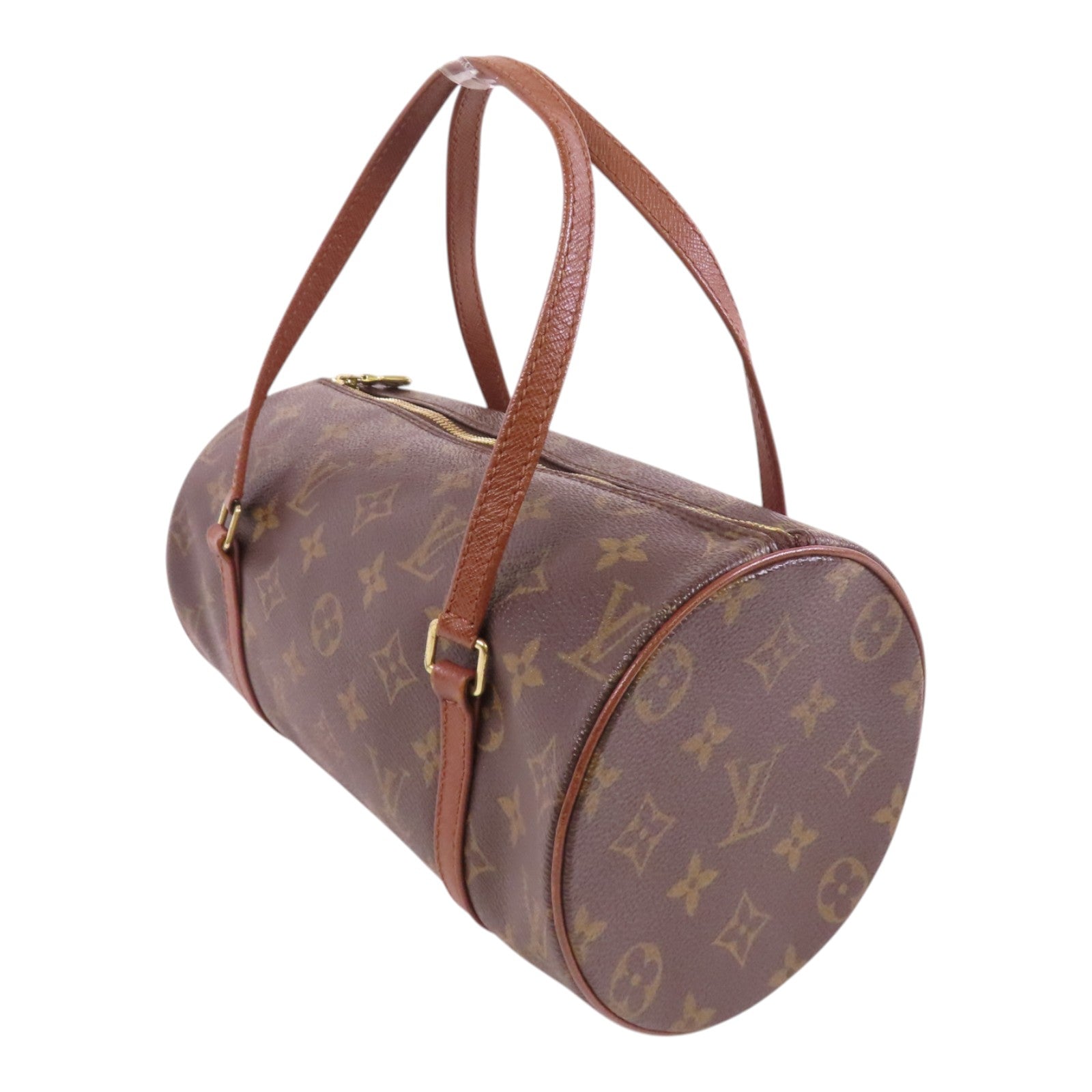 LOUIS VUITTON Monogram Papillon PM金扣手挽袋