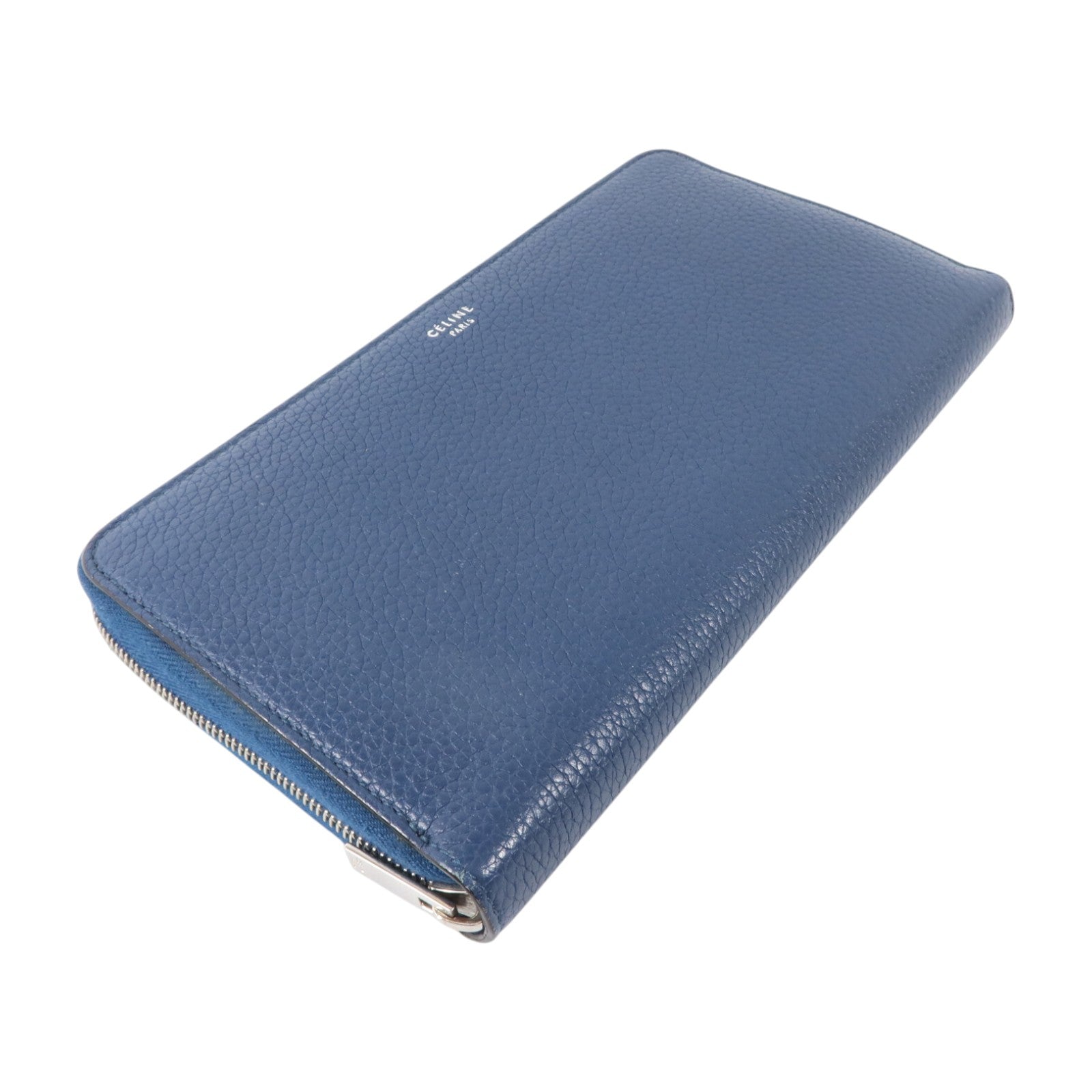 CELINE 牛皮皮革Zipper Long Wallet長錢包