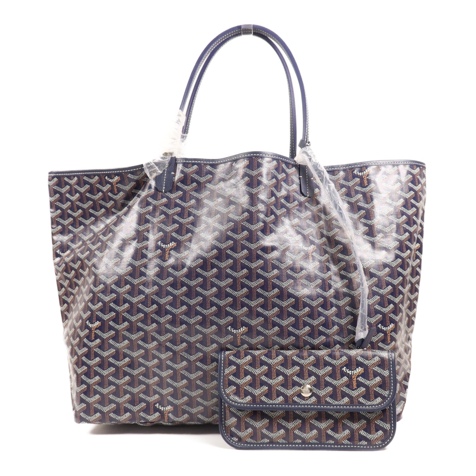 GOYARD 塗層帆布Saint Louis GM銀扣肩背袋