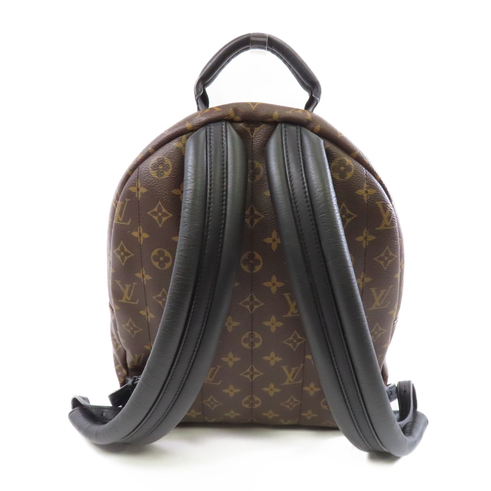 LOUIS VUITTON 【激減優惠】Monogram Macassar Palm Spring MM金扣背包棕色