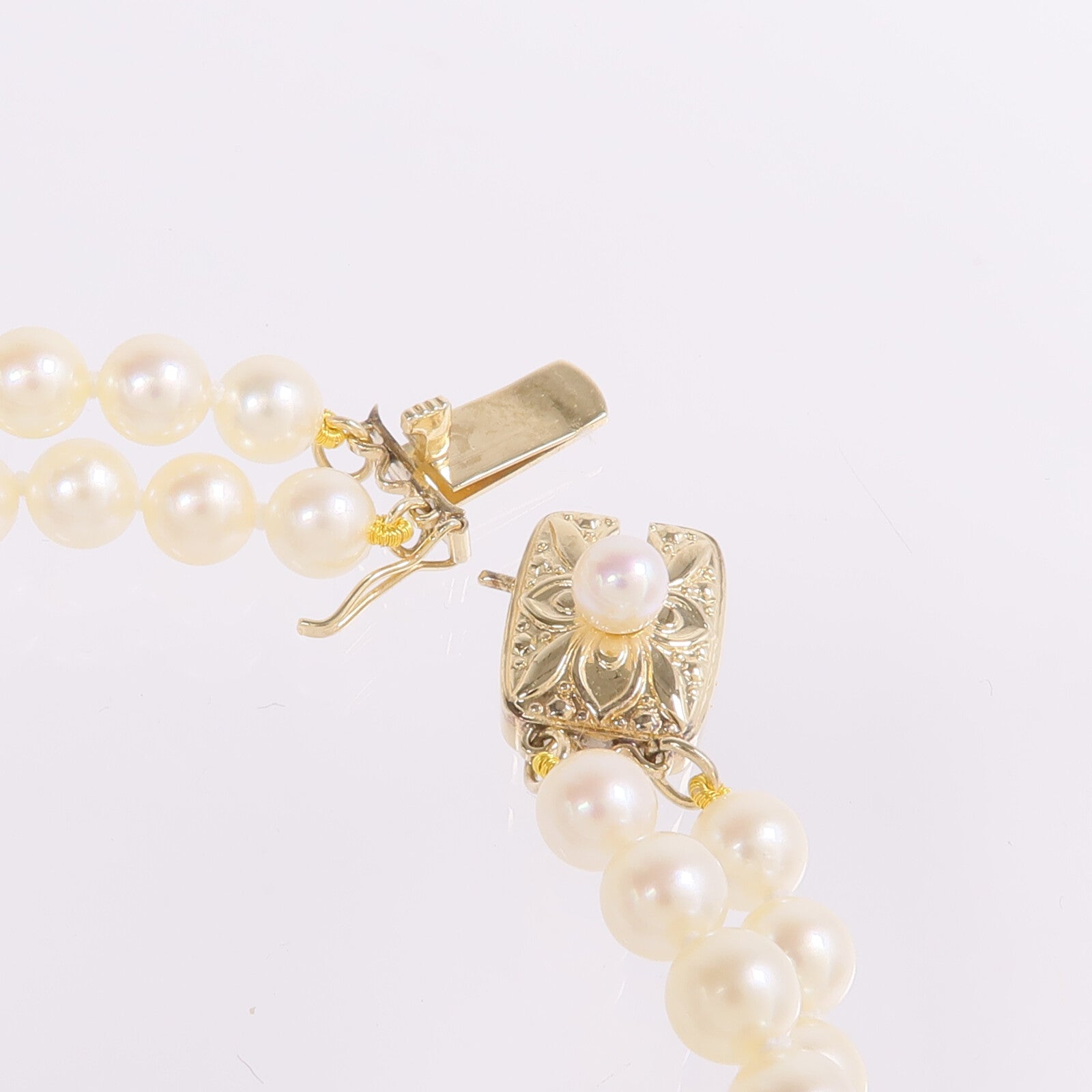 MIKIMOTO 14K黃金Pearl Necklace珍珠項鍊