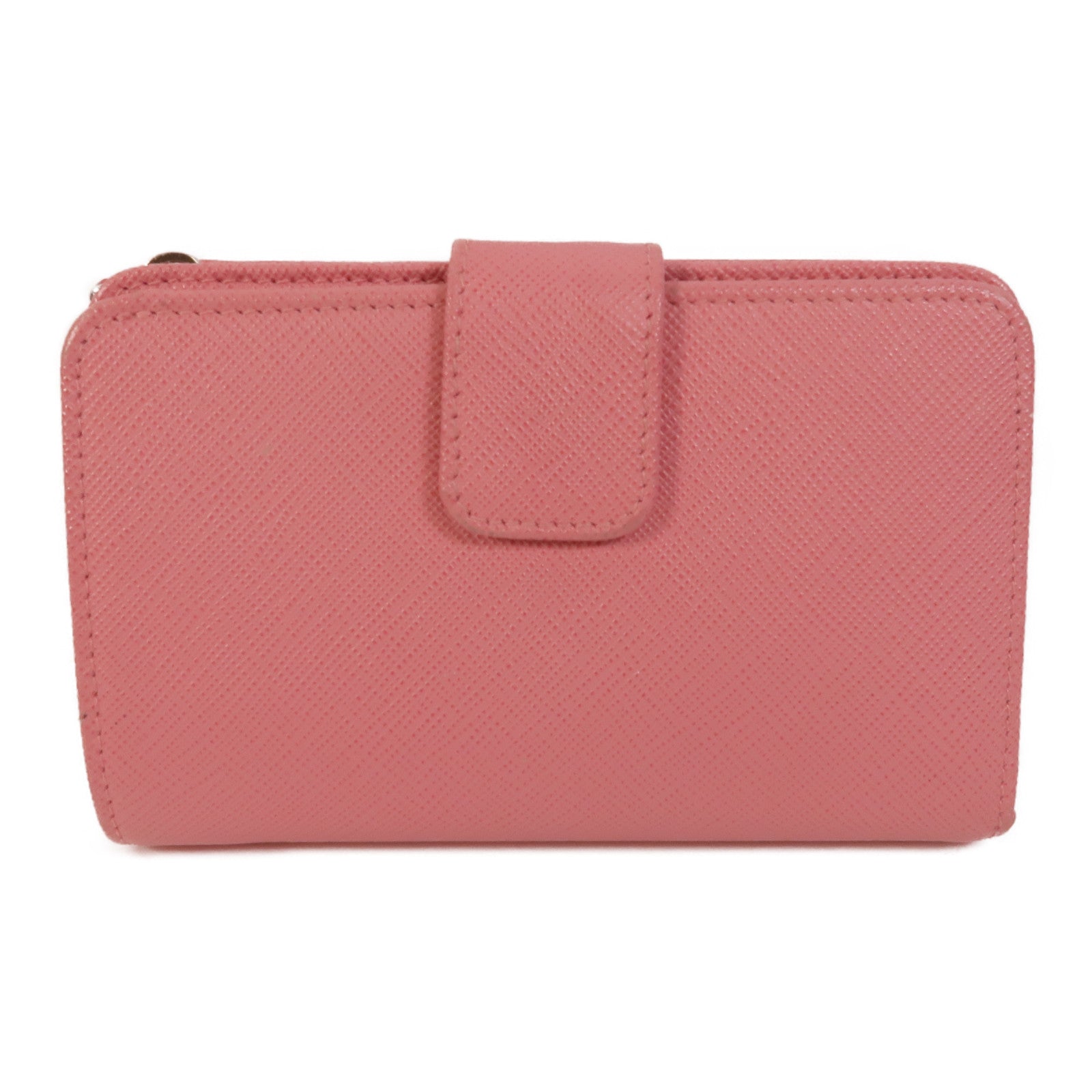 PRADA 牛皮皮革Bi-fold L-Shaped Zipper Wallet錢包