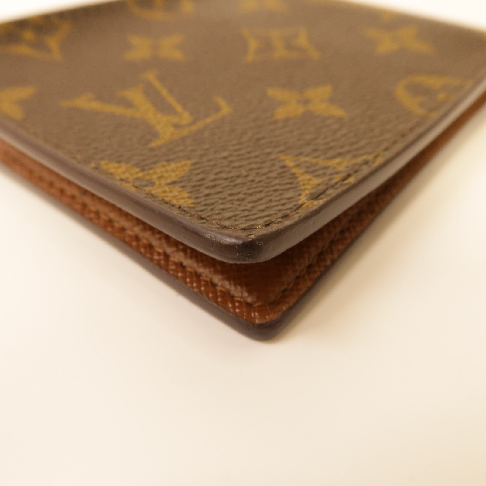 LOUIS VUITTON Monogram Porte Billet 9 Cartes Credit折疊錢包啡色